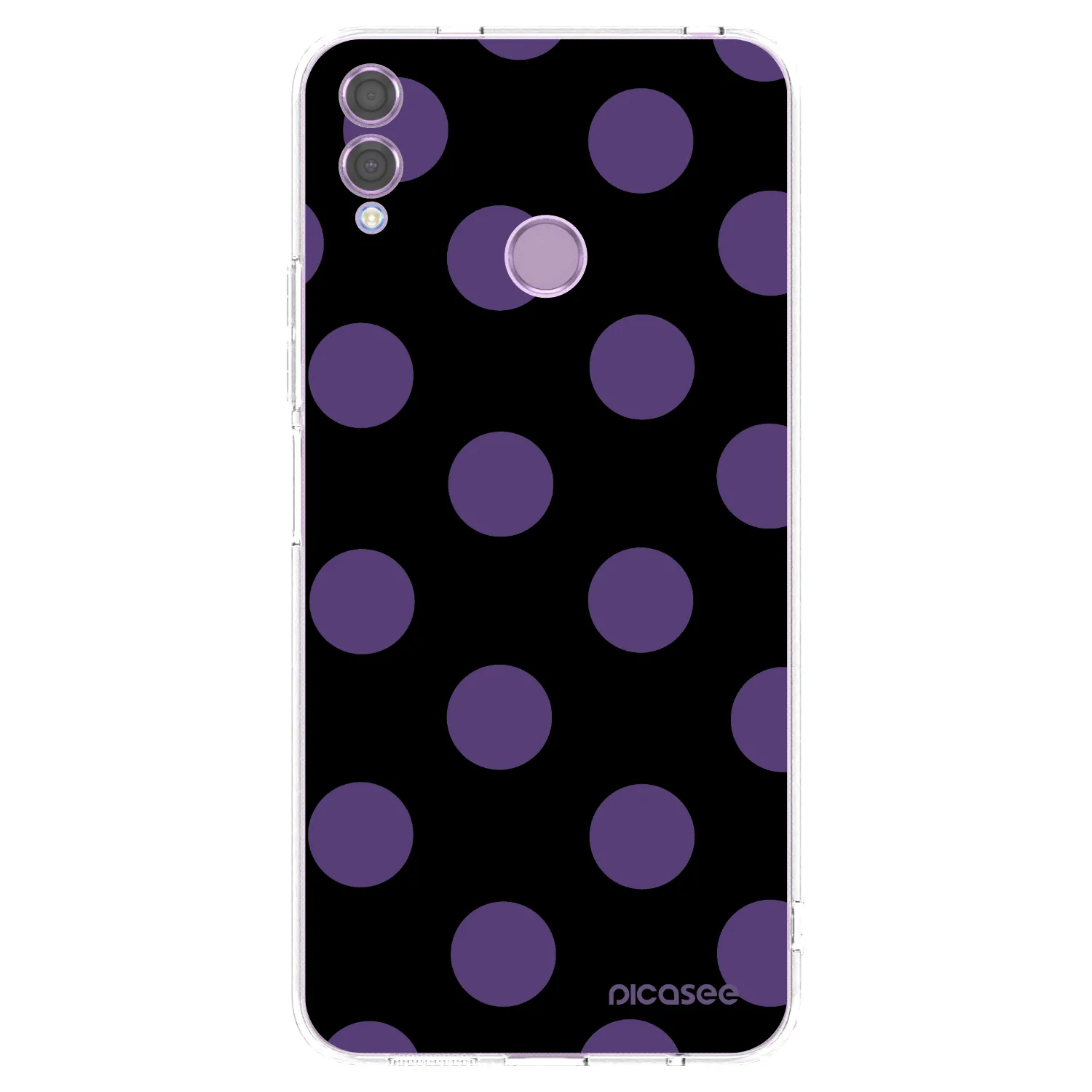 Picasee silikónový prehľadný obal pre Honor 8X - Big flickers