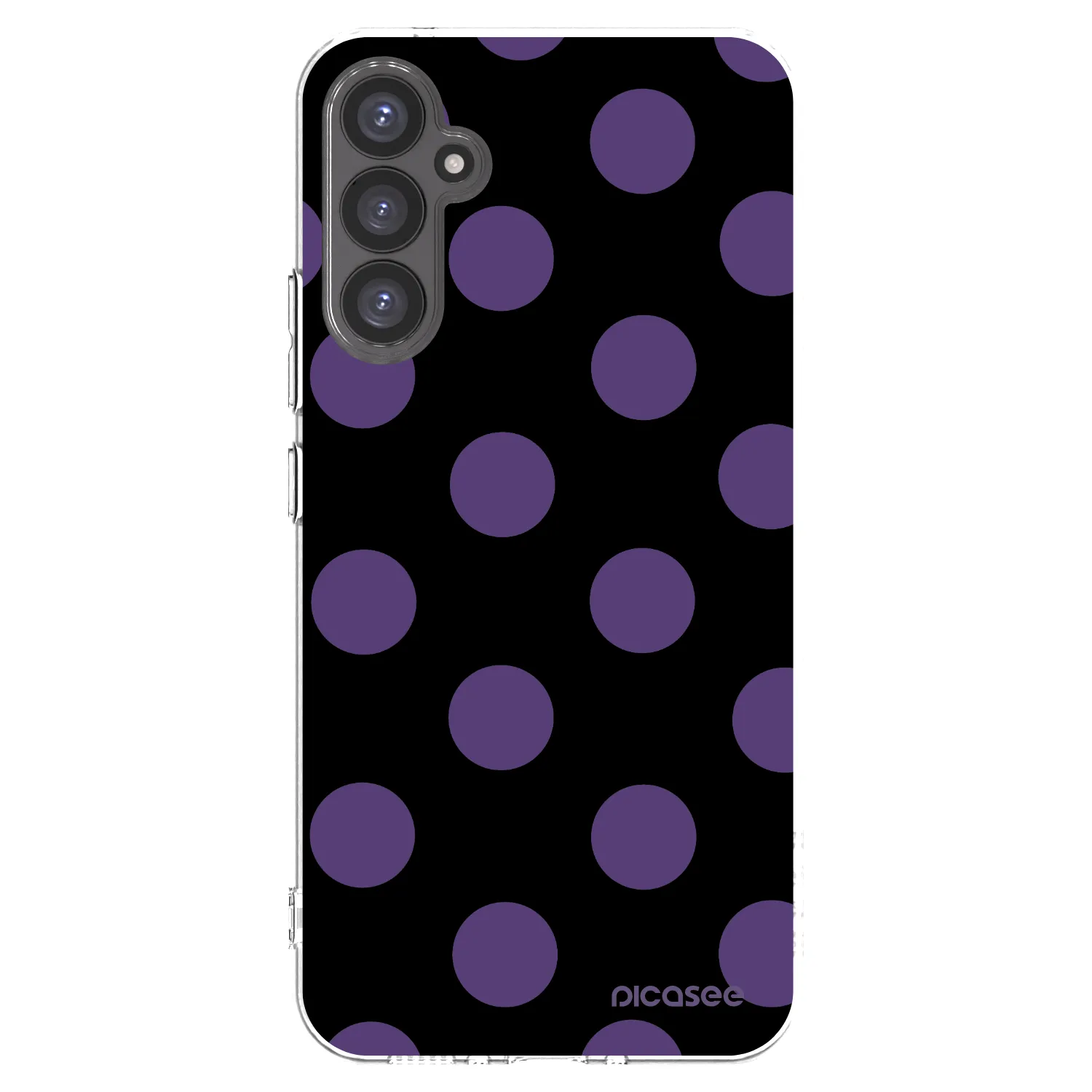 Picasee silikónový prehľadný obal pre Samsung Galaxy A34 5G A346B - Big flickers