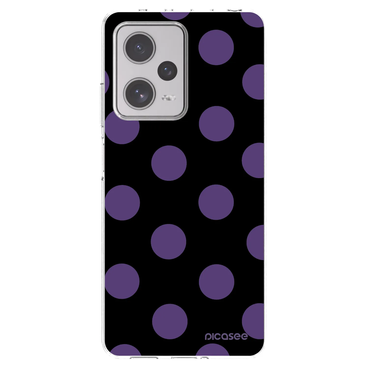 Picasee silikónový prehľadný obal pre Xiaomi Redmi Note 12 Pro+ 5G - Big flickers