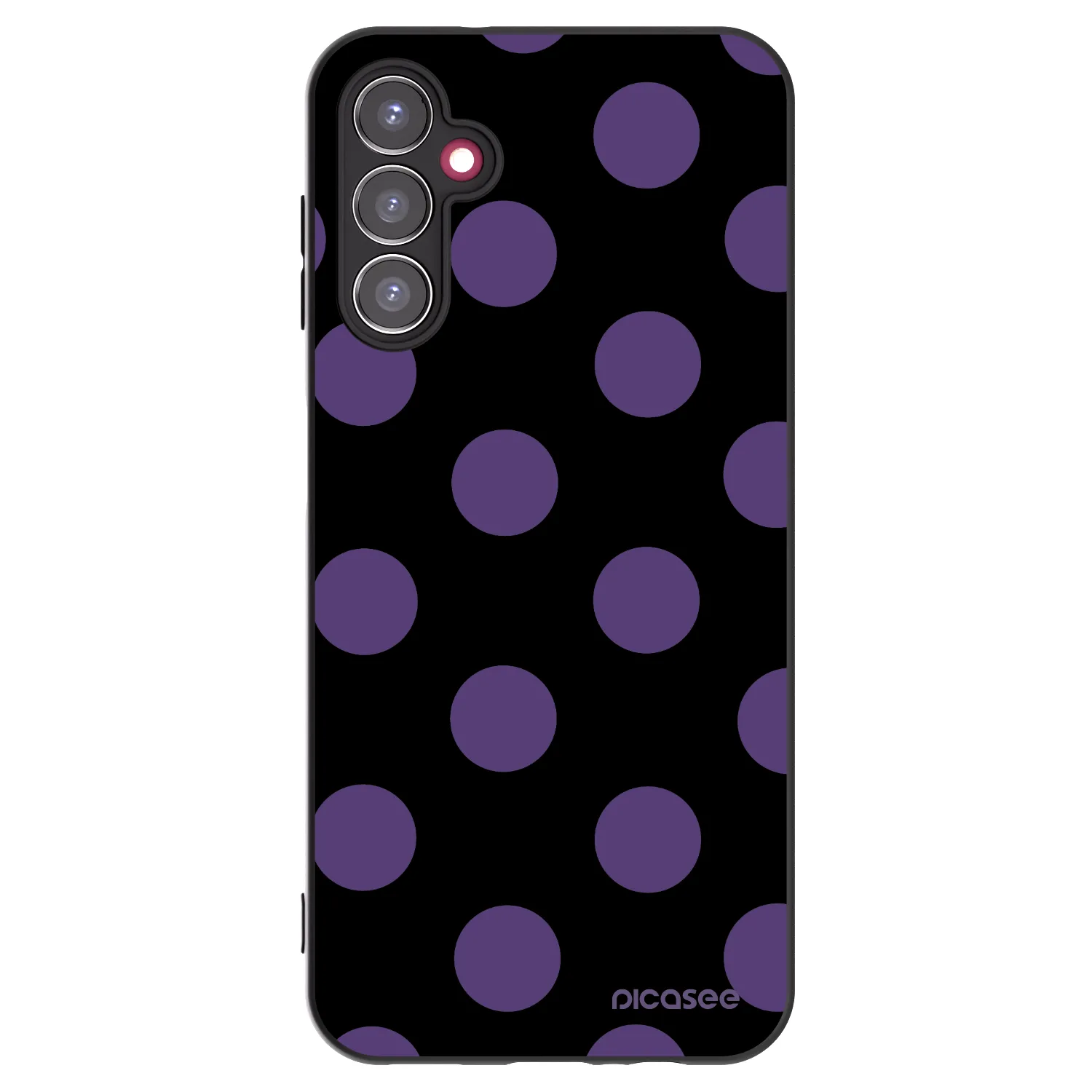 Picasee silikónový čierny obal pre Samsung Galaxy A14 5G A146P - Big flickers