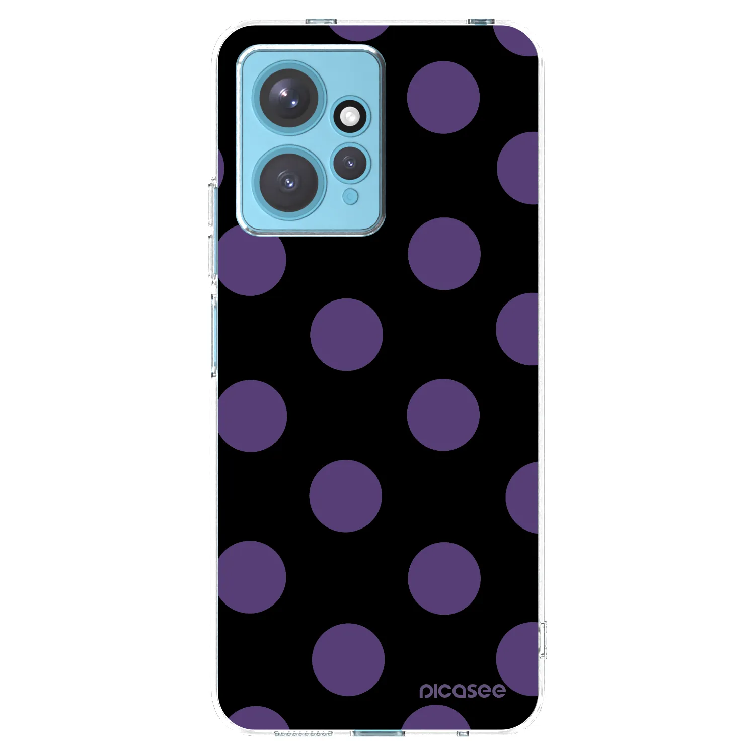 Picasee silikónový prehľadný obal pre Xiaomi Redmi Note 12 4G - Big flickers