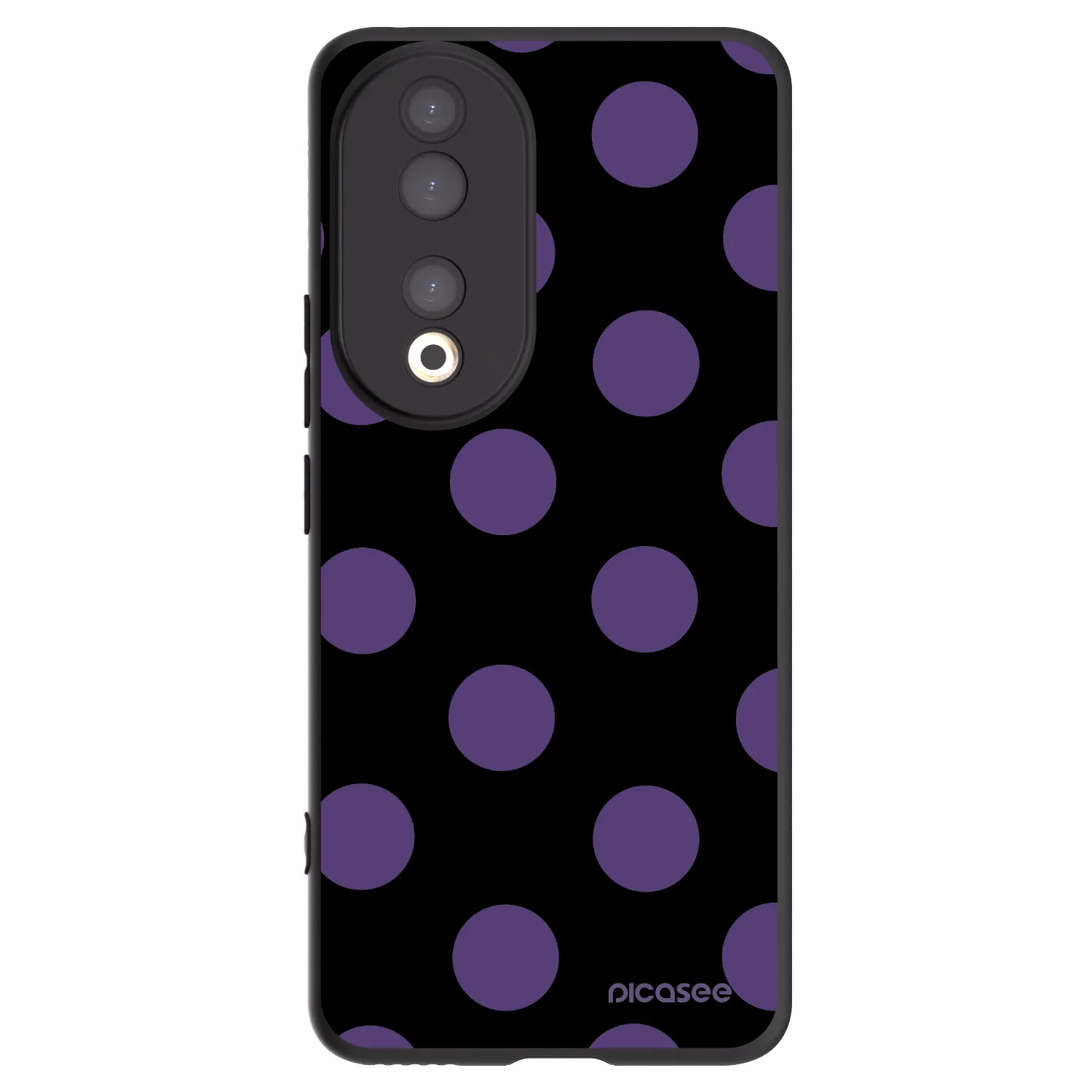 Picasee silikónový čierny obal pre Honor 90 5G - Big flickers