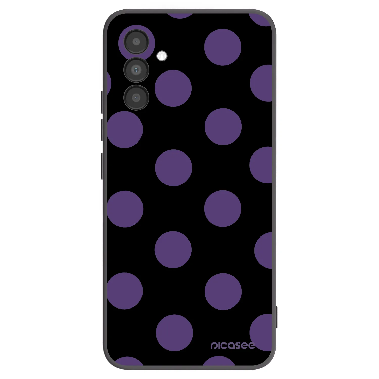 Picasee silikónový čierny obal pre Samsung Galaxy A04s A047F - Big flickers