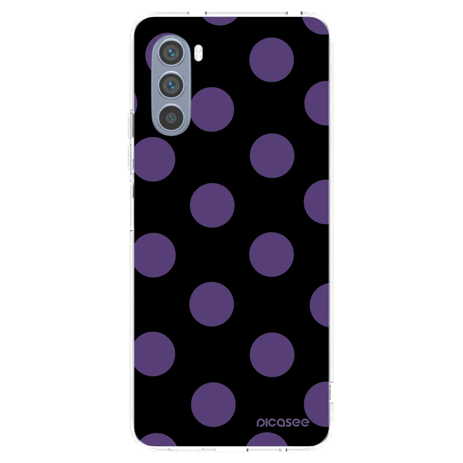 Picasee silikónový prehľadný obal pre Motorola Moto G62 - Big flickers