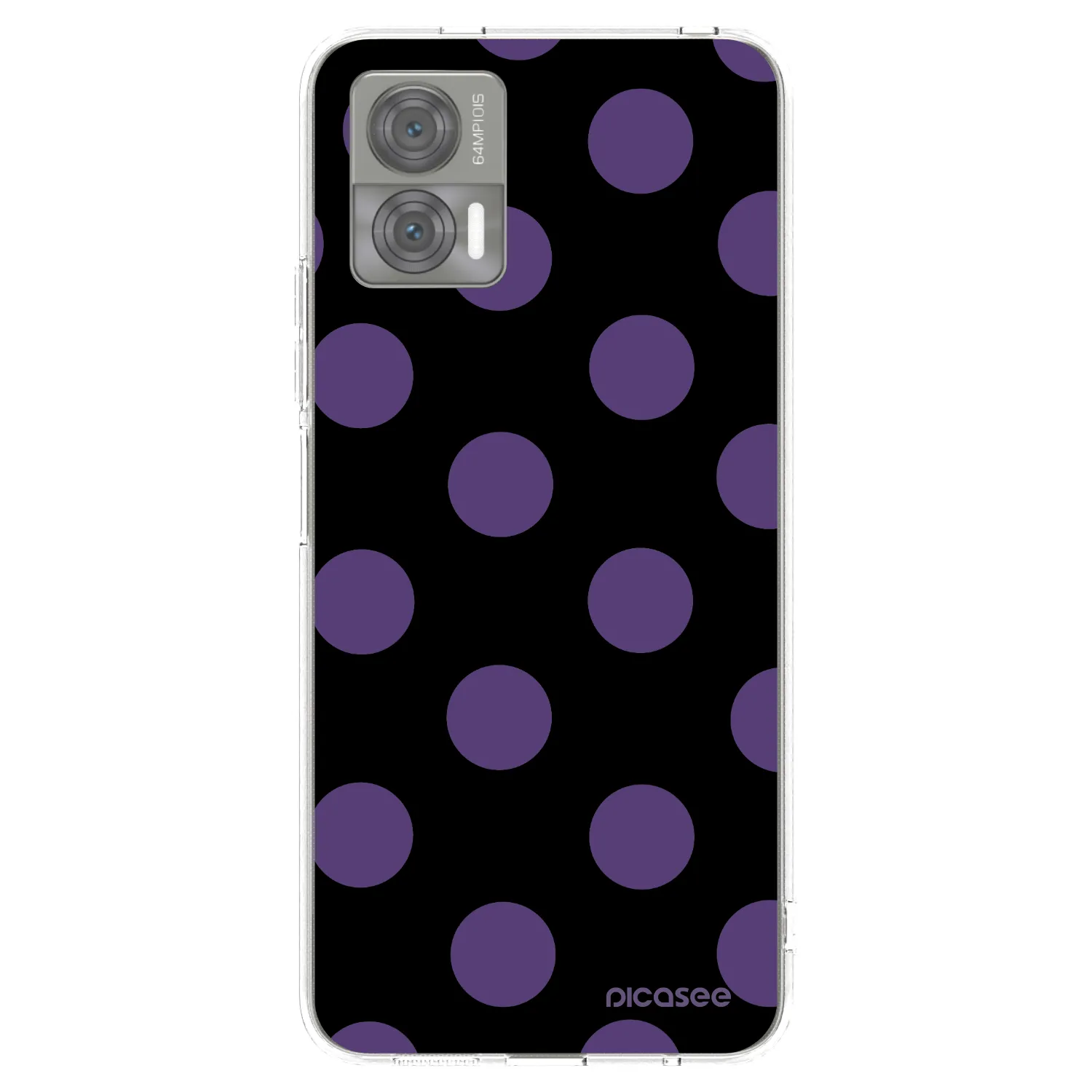 Picasee silikónový prehľadný obal pre Motorola Edge 30 Neo - Big flickers