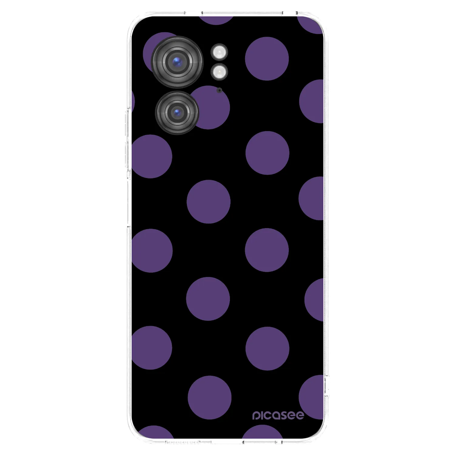 Picasee silikónový prehľadný obal pre Motorola Edge 40 - Big flickers