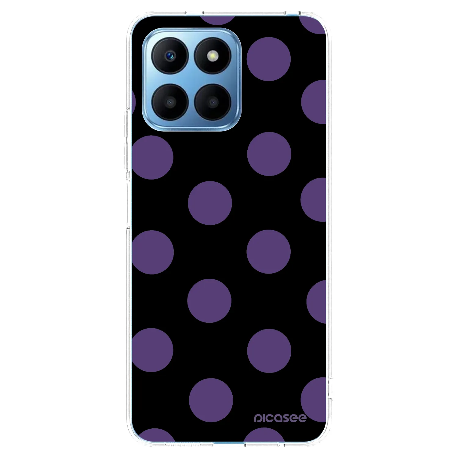 Picasee silikónový prehľadný obal pre Honor 70 Lite - Big flickers