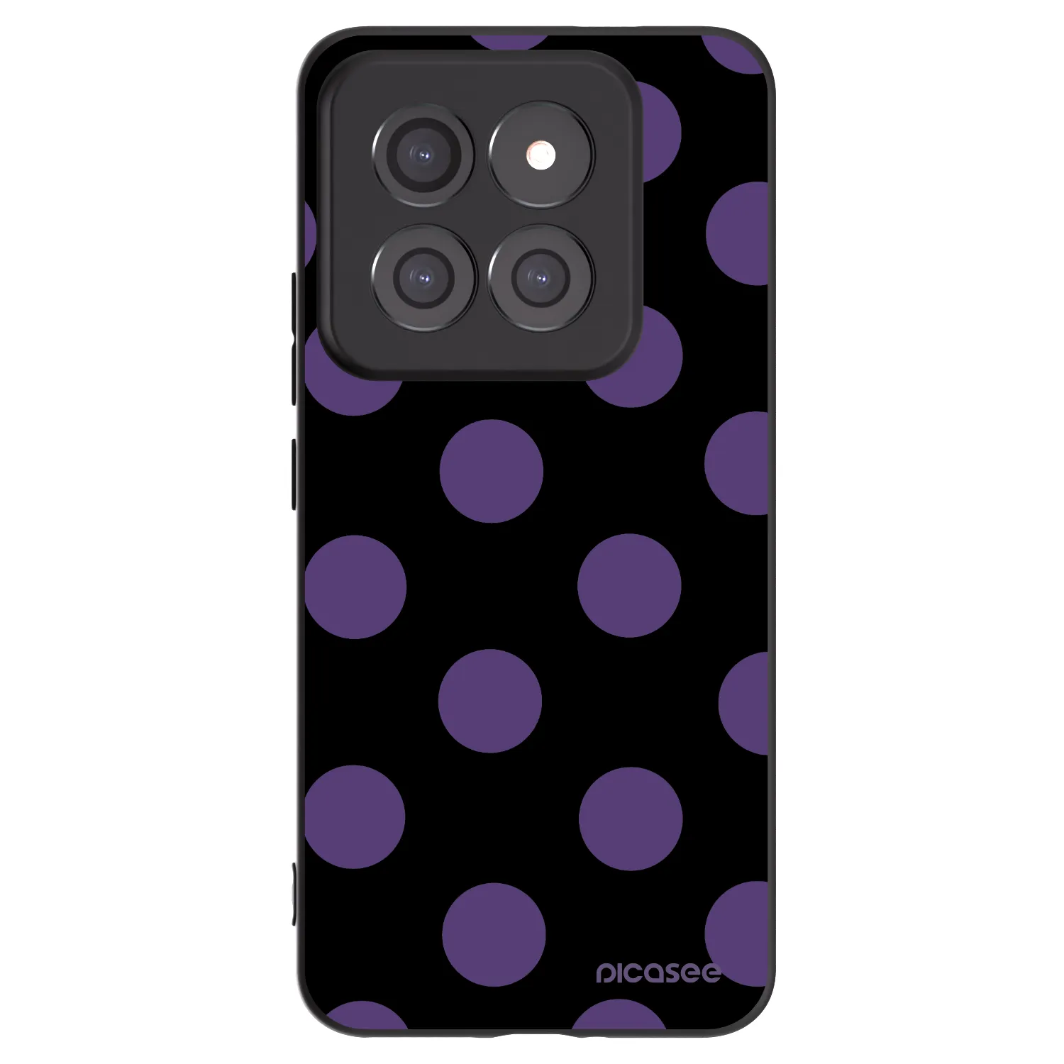 Picasee silikónový čierny obal pre Xiaomi 14 Pro - Big flickers