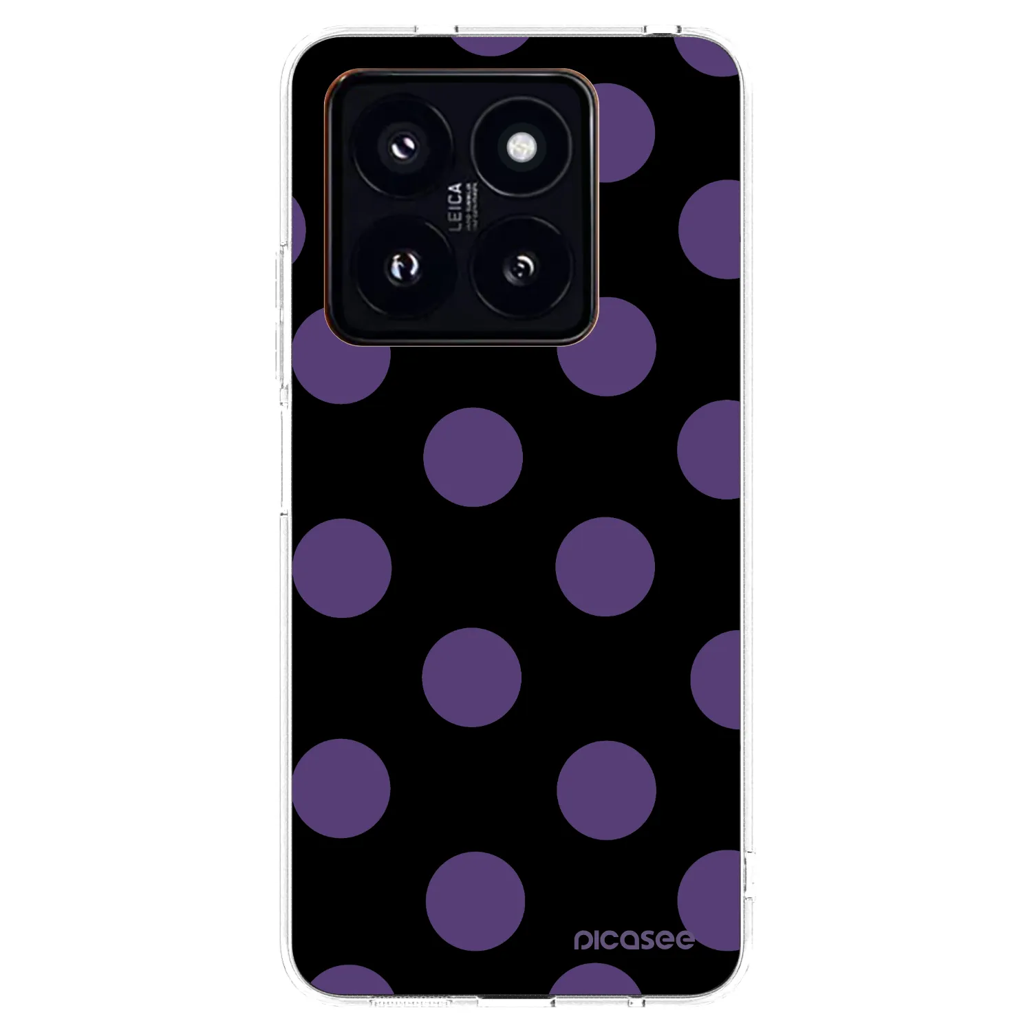Picasee silikónový prehľadný obal pre Xiaomi 14 Pro - Big flickers