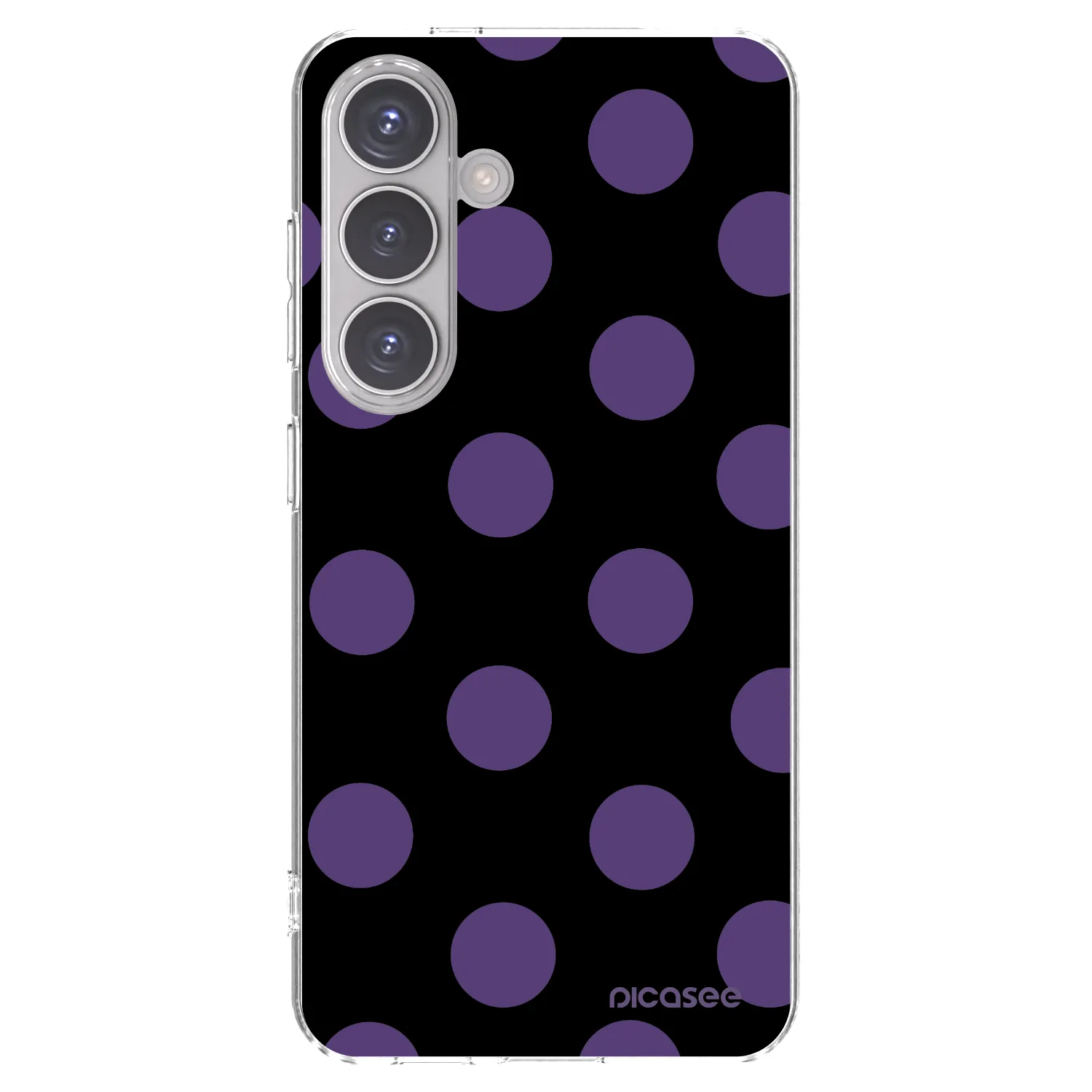 Picasee silikónový prehľadný obal pre Samsung Galaxy S24 S921B 5G - Big flickers