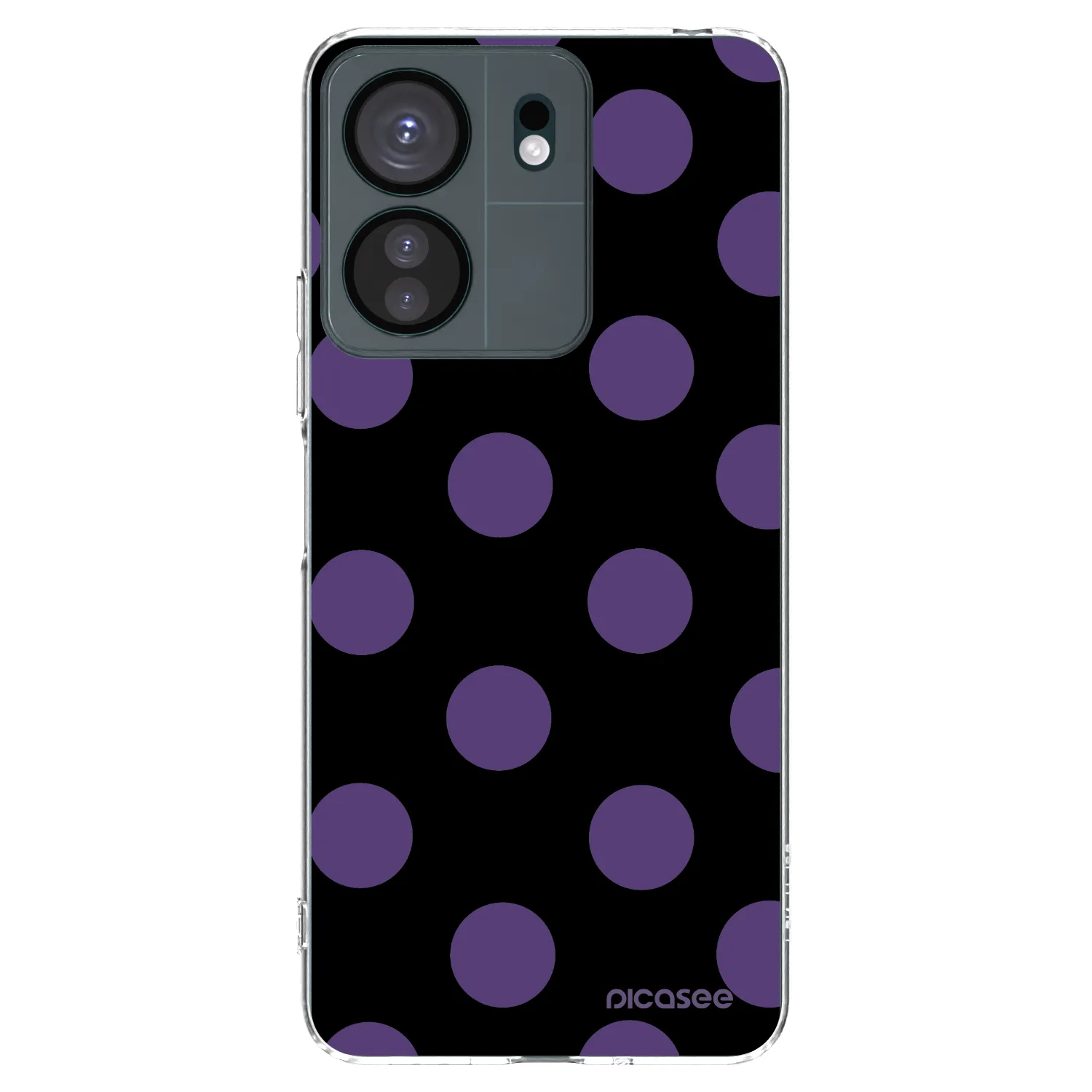 Picasee silikónový prehľadný obal pre Xiaomi Redmi 13C 4G - Big flickers
