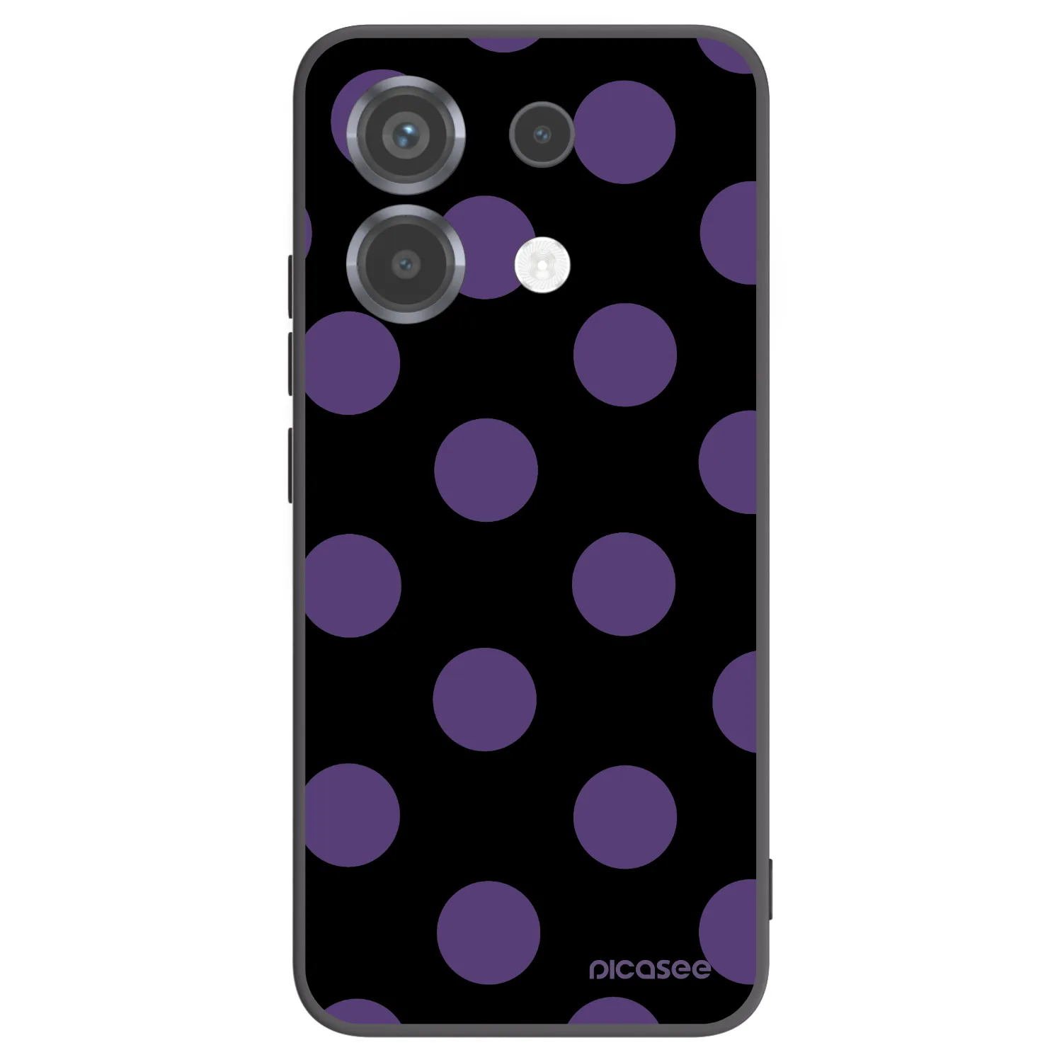 Picasee silikónový čierny obal pre Xiaomi Poco X6 - Big flickers