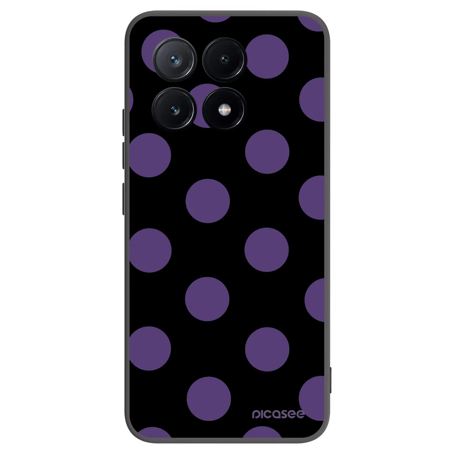 Picasee silikónový čierny obal pre Xiaomi Poco X6 Pro - Big flickers