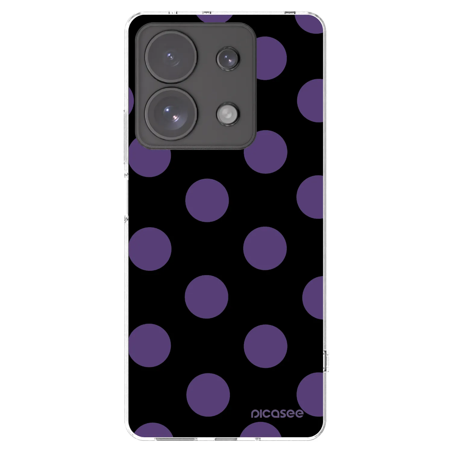 Picasee silikónový prehľadný obal pre Xiaomi Redmi Note 13 Pro 4G - Big flickers