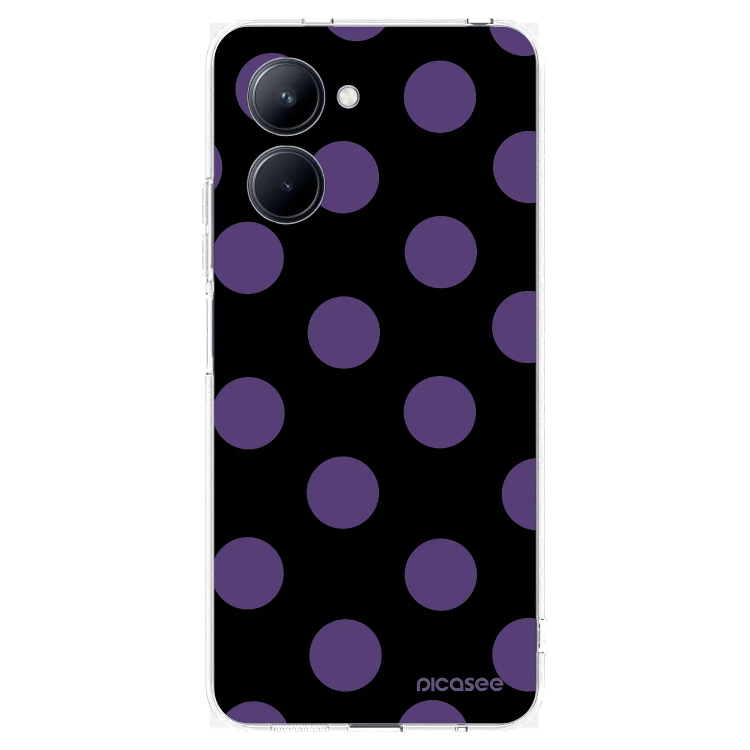 Picasee silikónový prehľadný obal pre Realme C33 (2023) - Big flickers