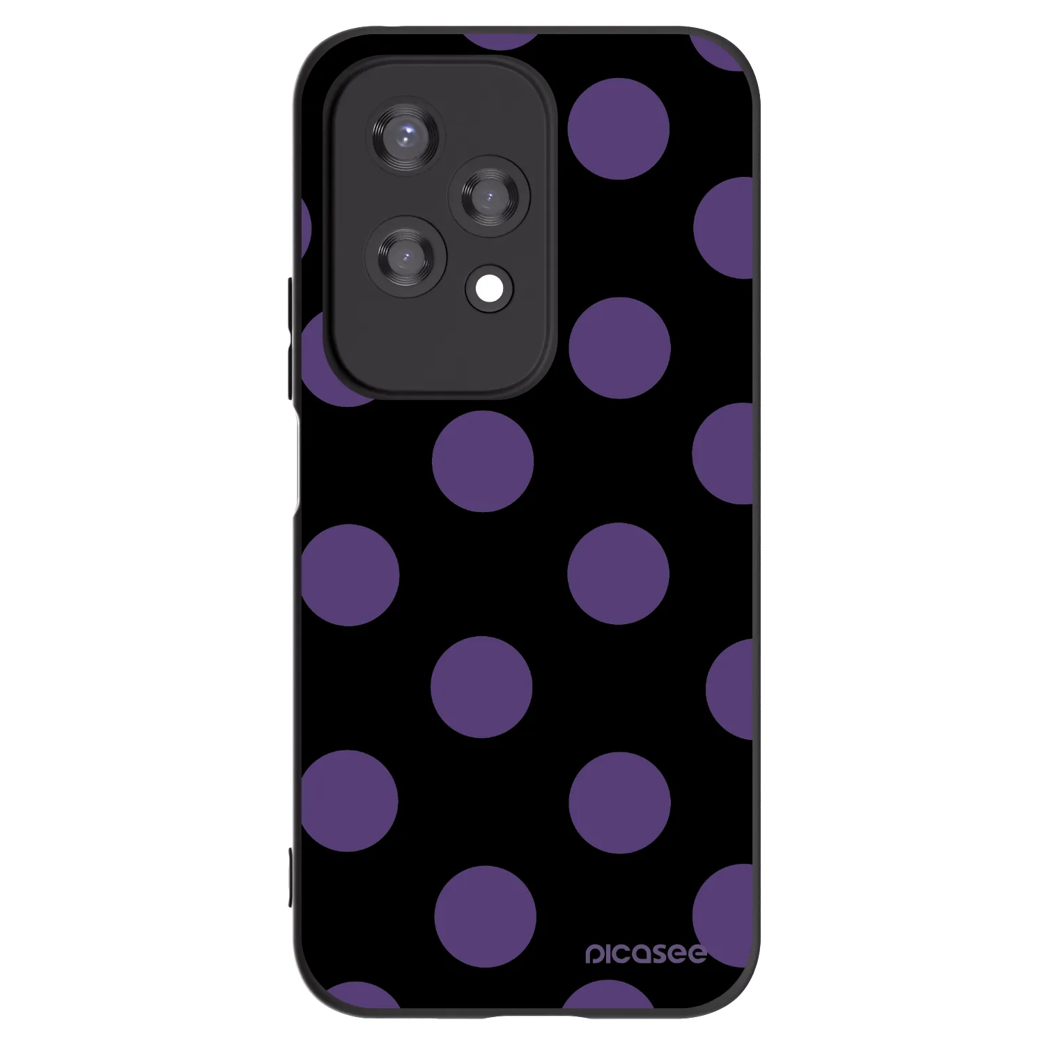 Picasee silikónový čierny obal pre Honor 200 Lite - Big flickers
