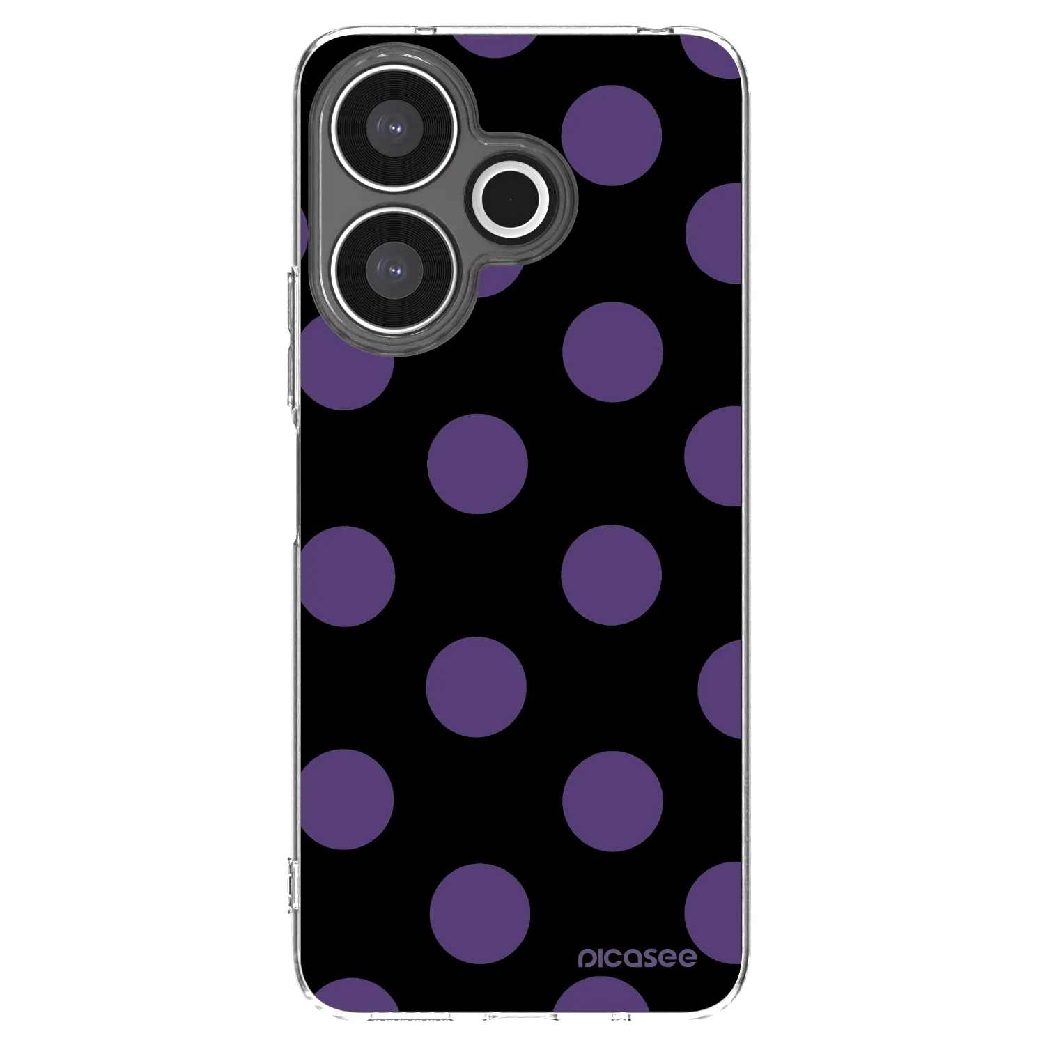Picasee silikónový prehľadný obal pre Xiaomi Redmi 13 4G - Big flickers