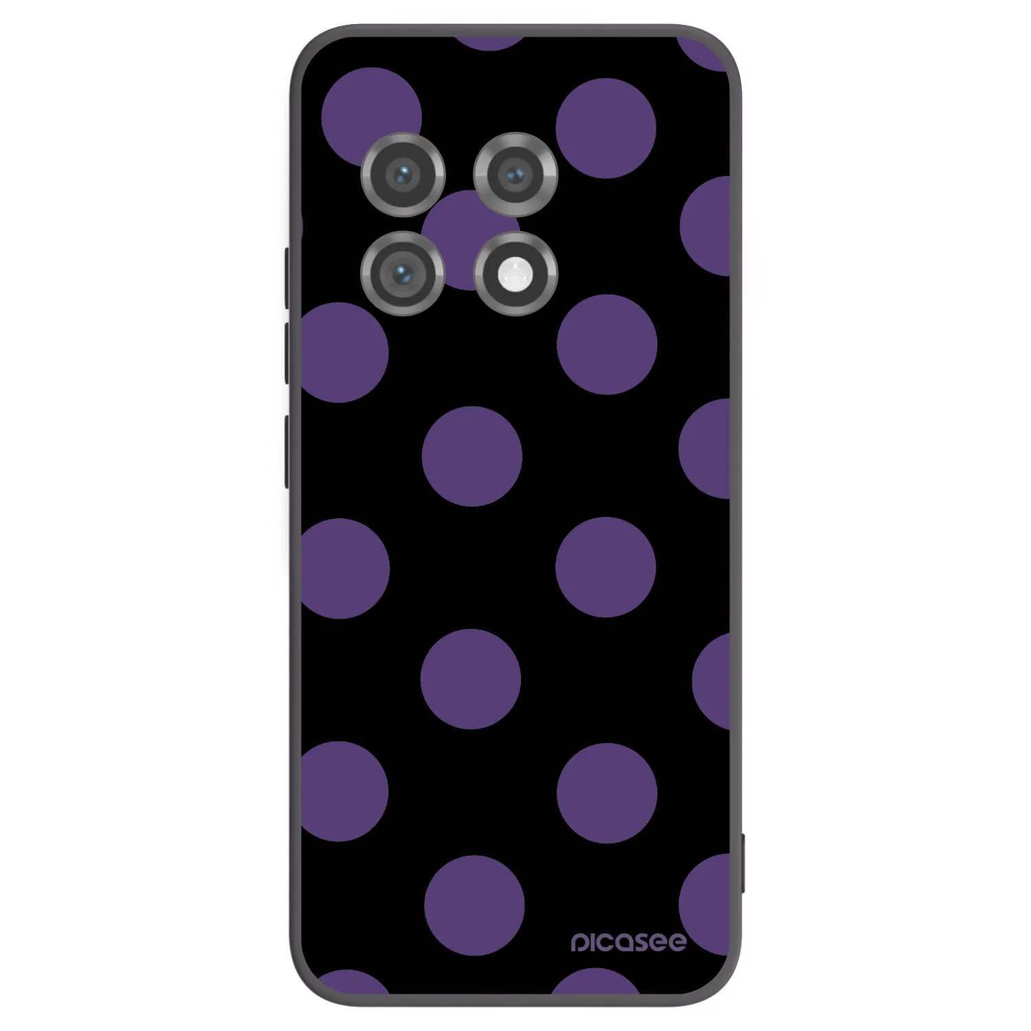 Picasee silikónový čierny obal pre OnePlus 11 5G - Big flickers