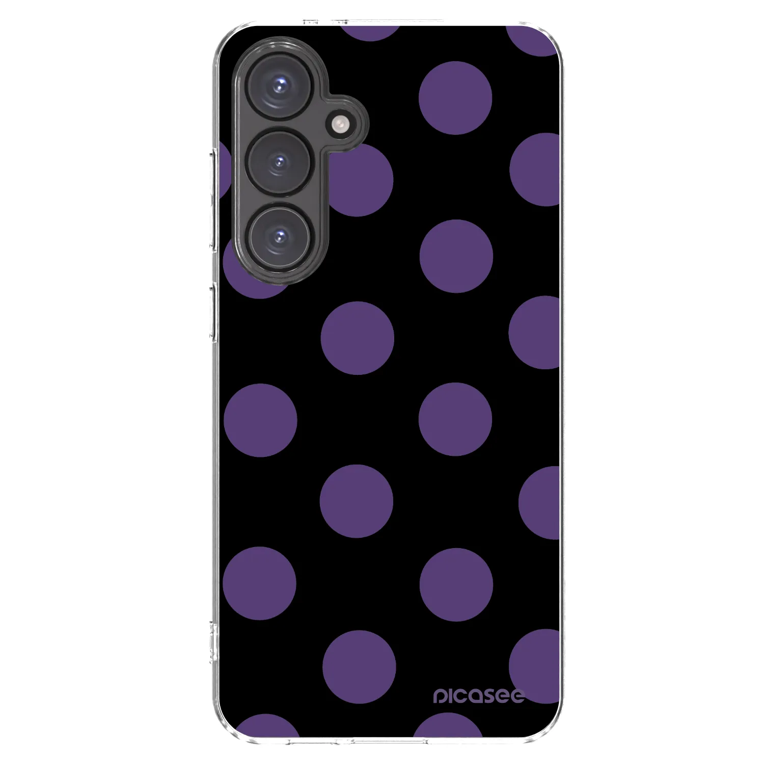 Picasee silikónový prehľadný obal pre Samsung Galaxy S24 FE S721B - Big flickers