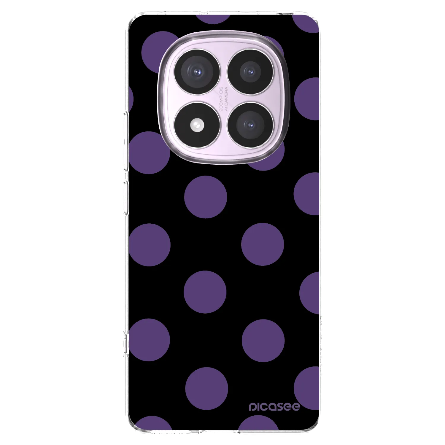 Picasee silikónový prehľadný obal pre Xiaomi Redmi Note 14 Pro 5G - Big flickers