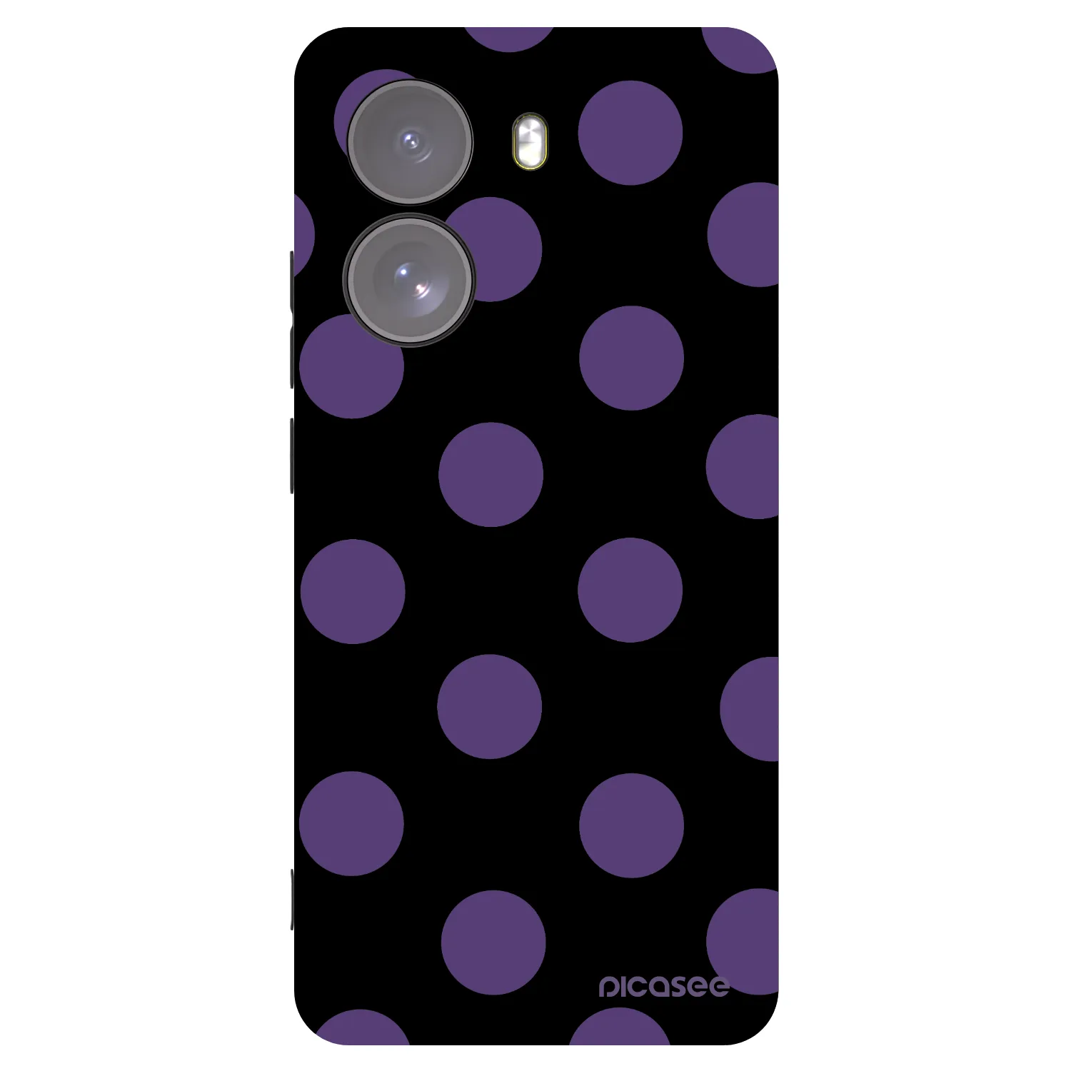 Picasee silikónový čierny obal pre Xiaomi Poco X7 - Big flickers