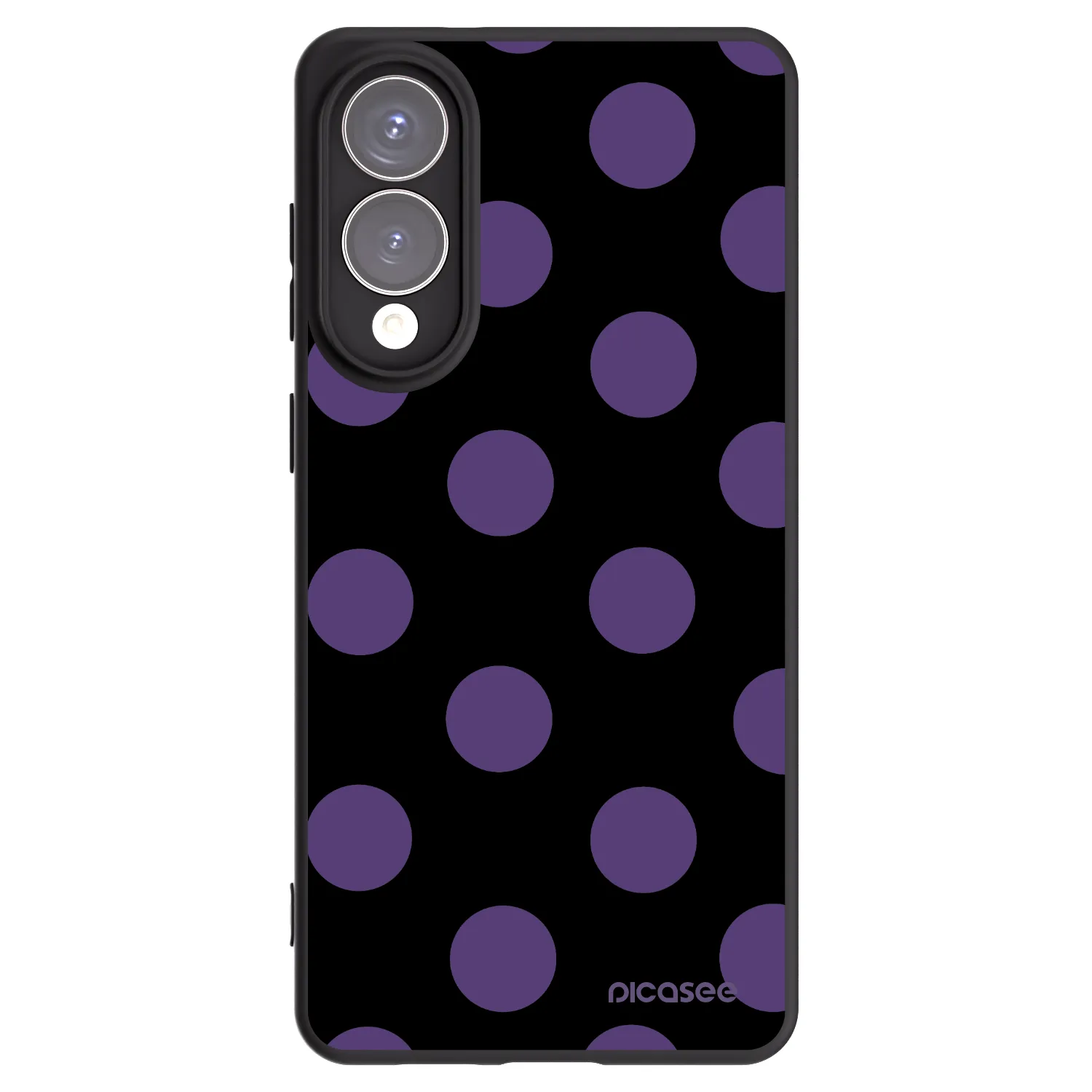 Picasee silikónový čierny obal pre Samsung Galaxy S25 Edge 5G - Big flickers