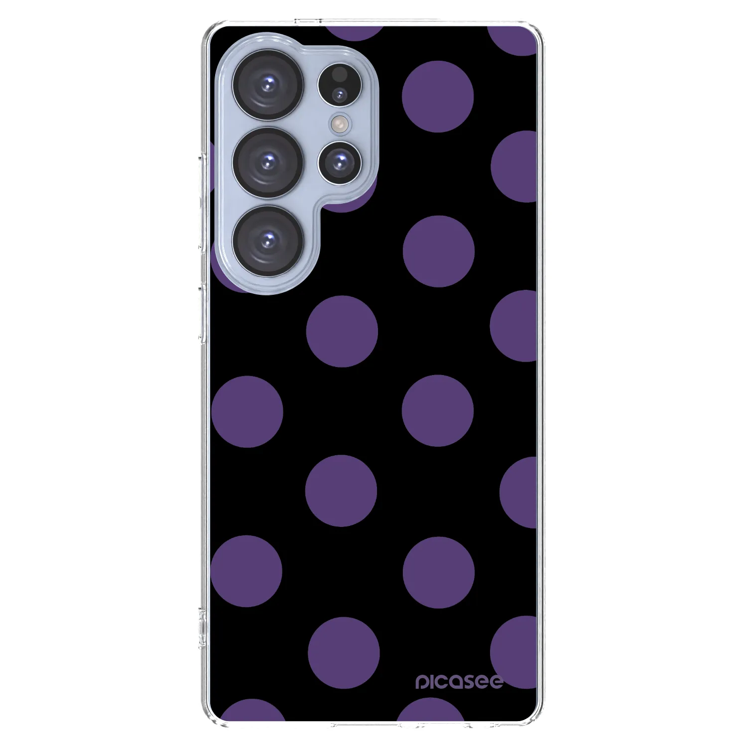 Picasee silikónový prehľadný obal pre Samsung Galaxy S25 Ultra 5G - Big flickers