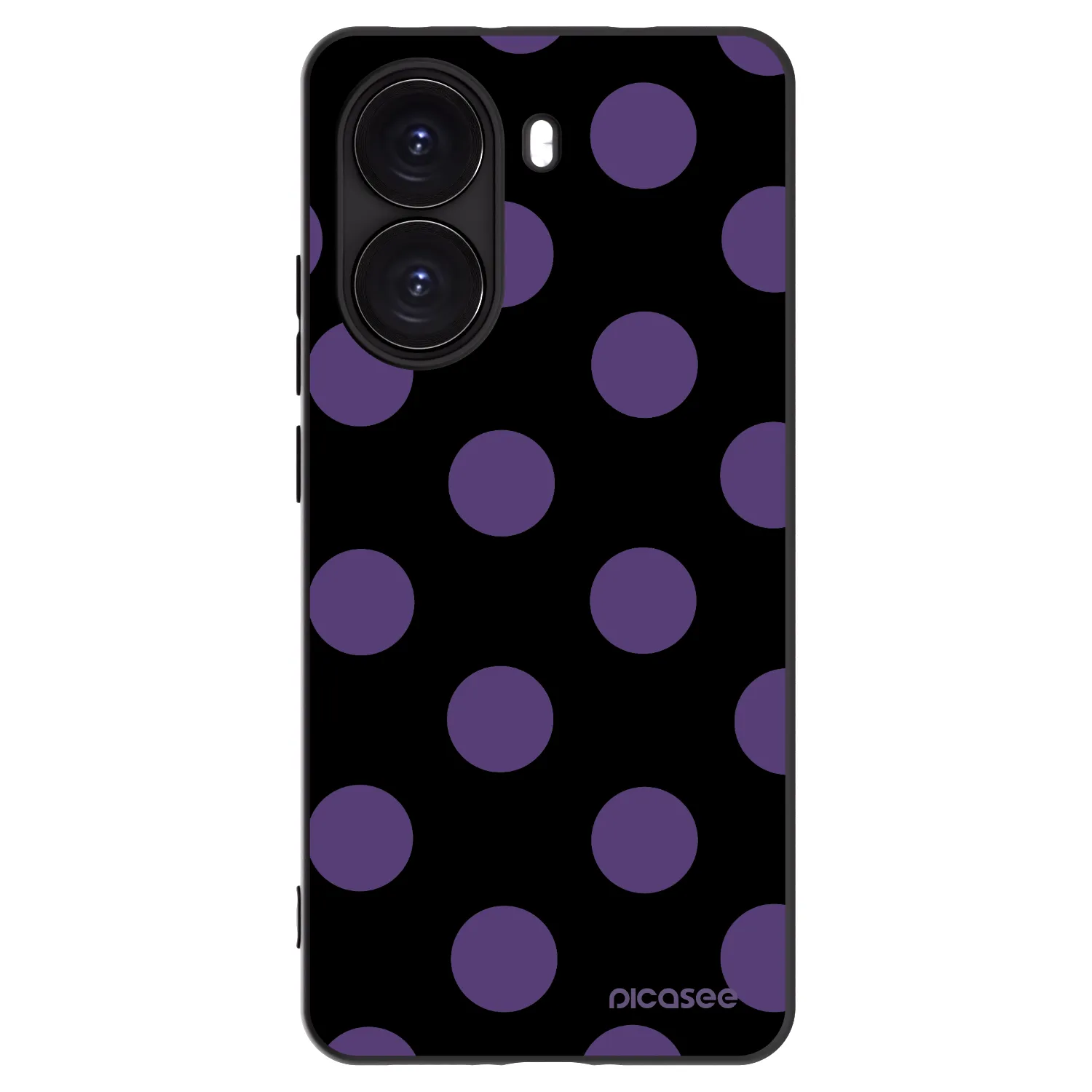 Picasee silikónový čierny obal pre Xiaomi Poco X7 Pro 5G - Big flickers