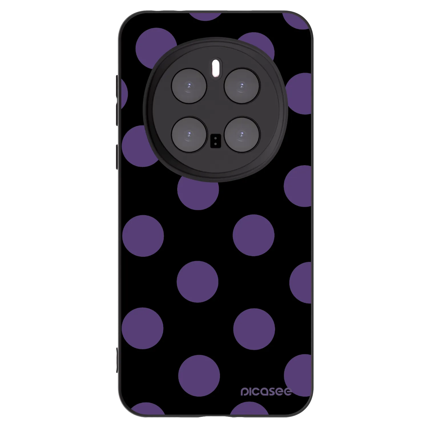 Picasee silikónový čierny obal pre Honor Magic7 Pro 5G - Big flickers