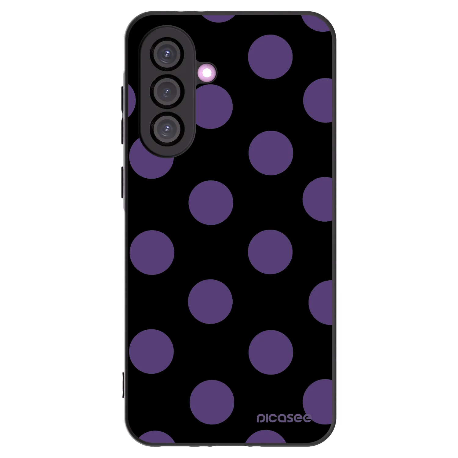 Picasee silikónový čierny obal pre Samsung Galaxy A36 5G - Big flickers