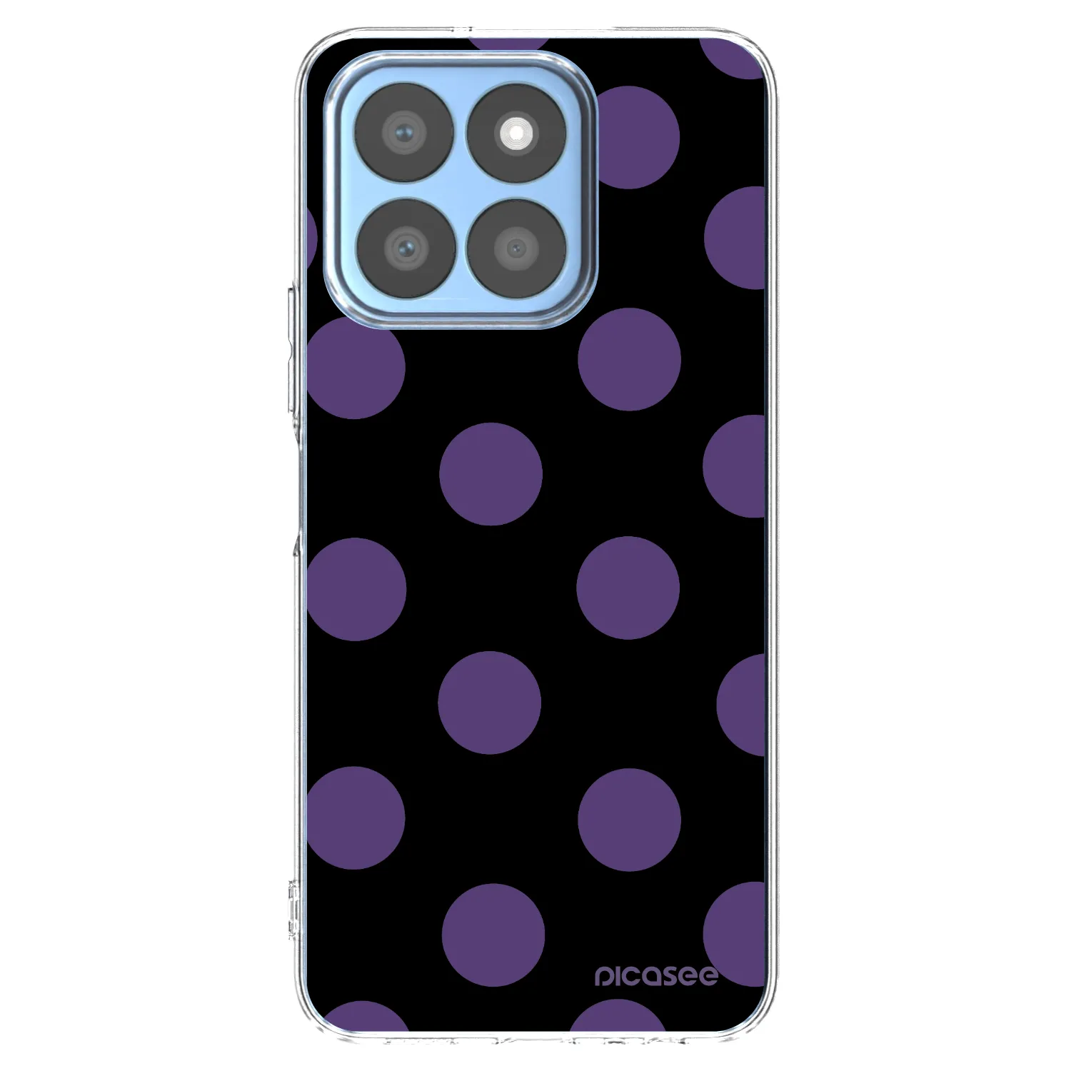 Picasee silikónový prehľadný obal pre Honor X8c - Big flickers