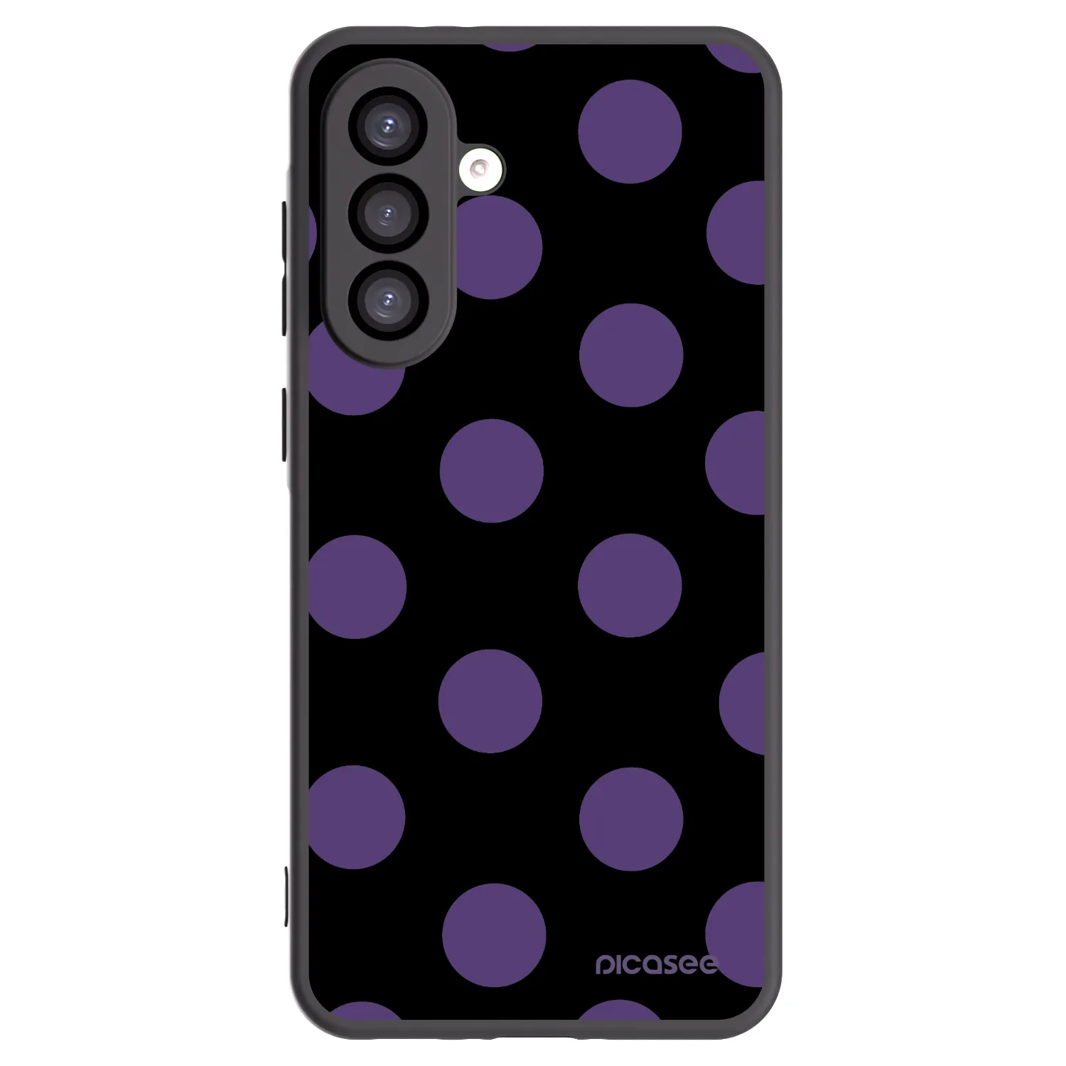 Picasee silikónový čierny obal pre Samsung Galaxy A26 5G A266B - Big flickers
