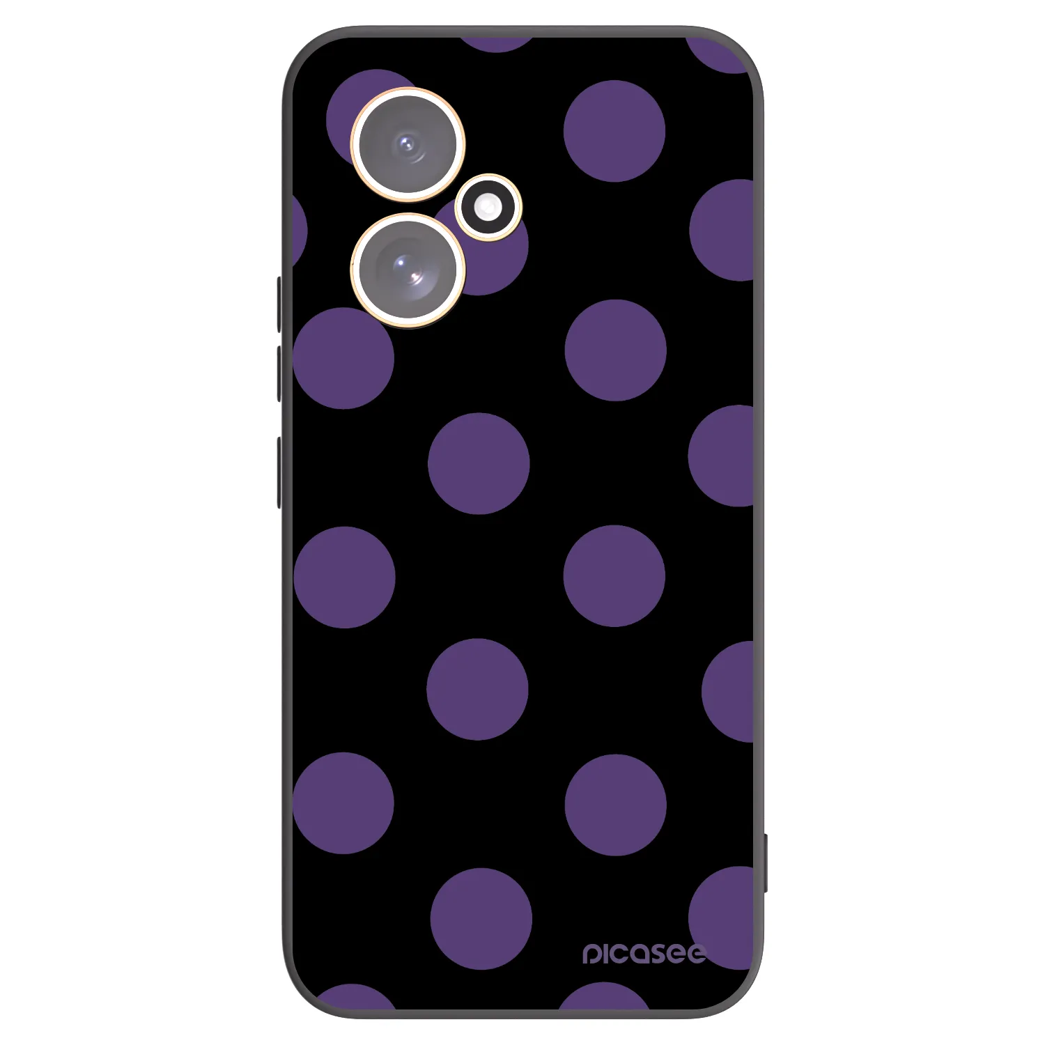 Picasee silikónový čierny obal pre Honor 400 5G - Big flickers