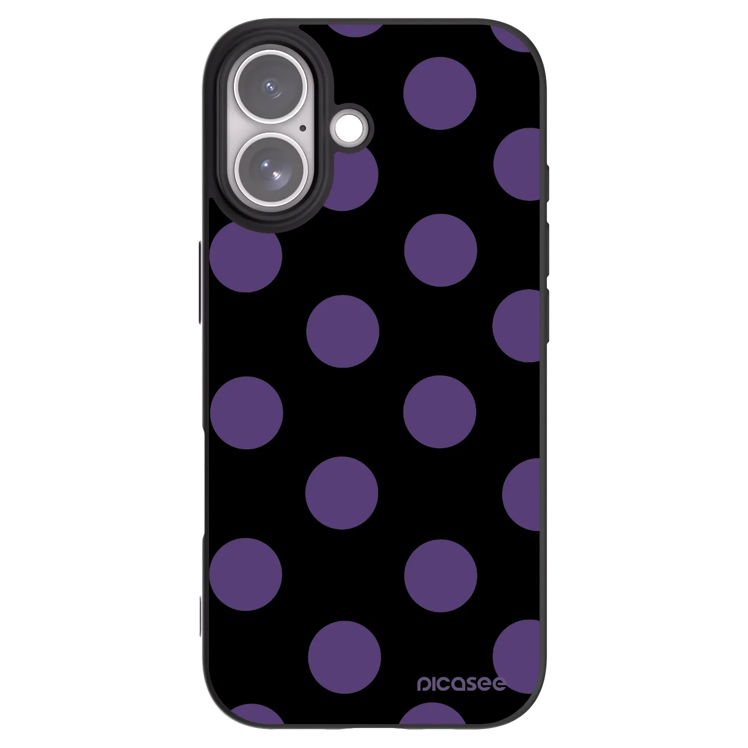 Picasee silikónový čierny obal pre Apple iPhone 17 - Big flickers