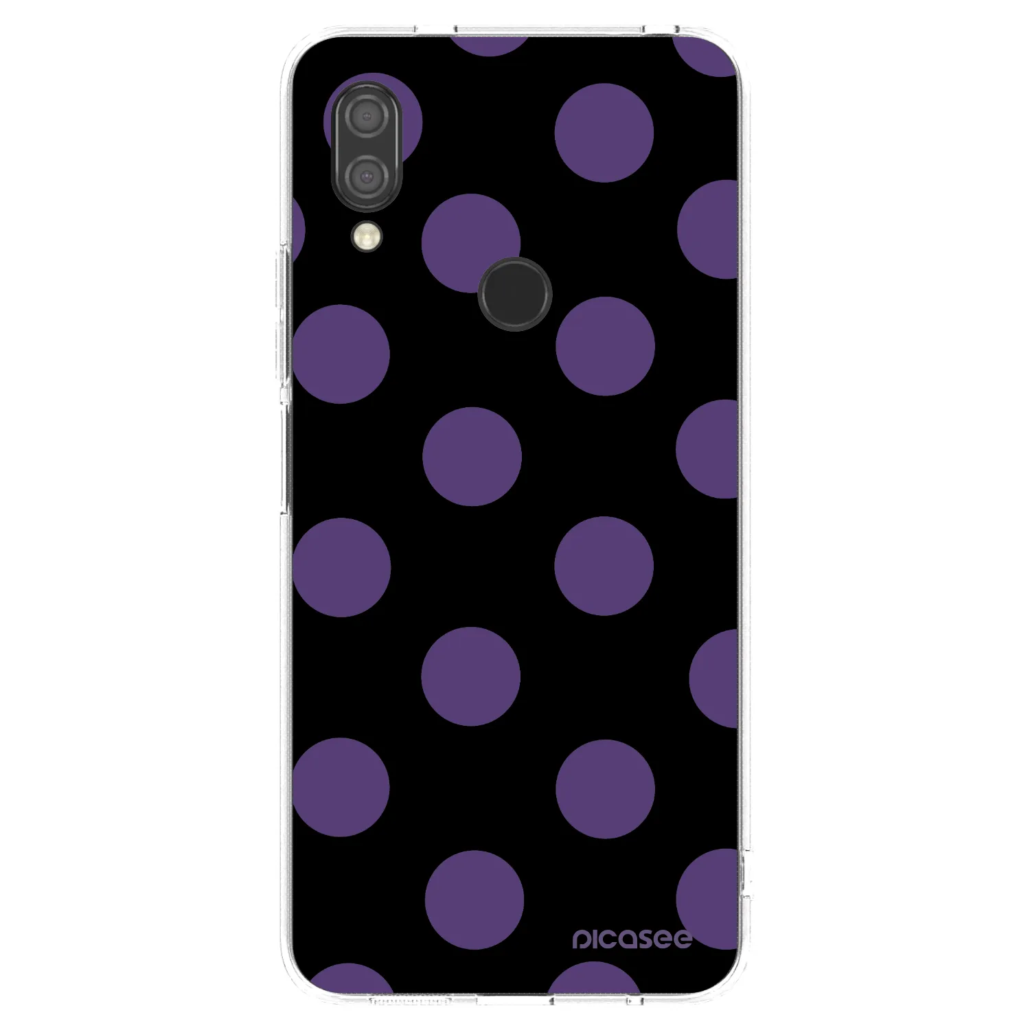 Picasee silikónový prehľadný obal pre Xiaomi Redmi 7 - Big flickers