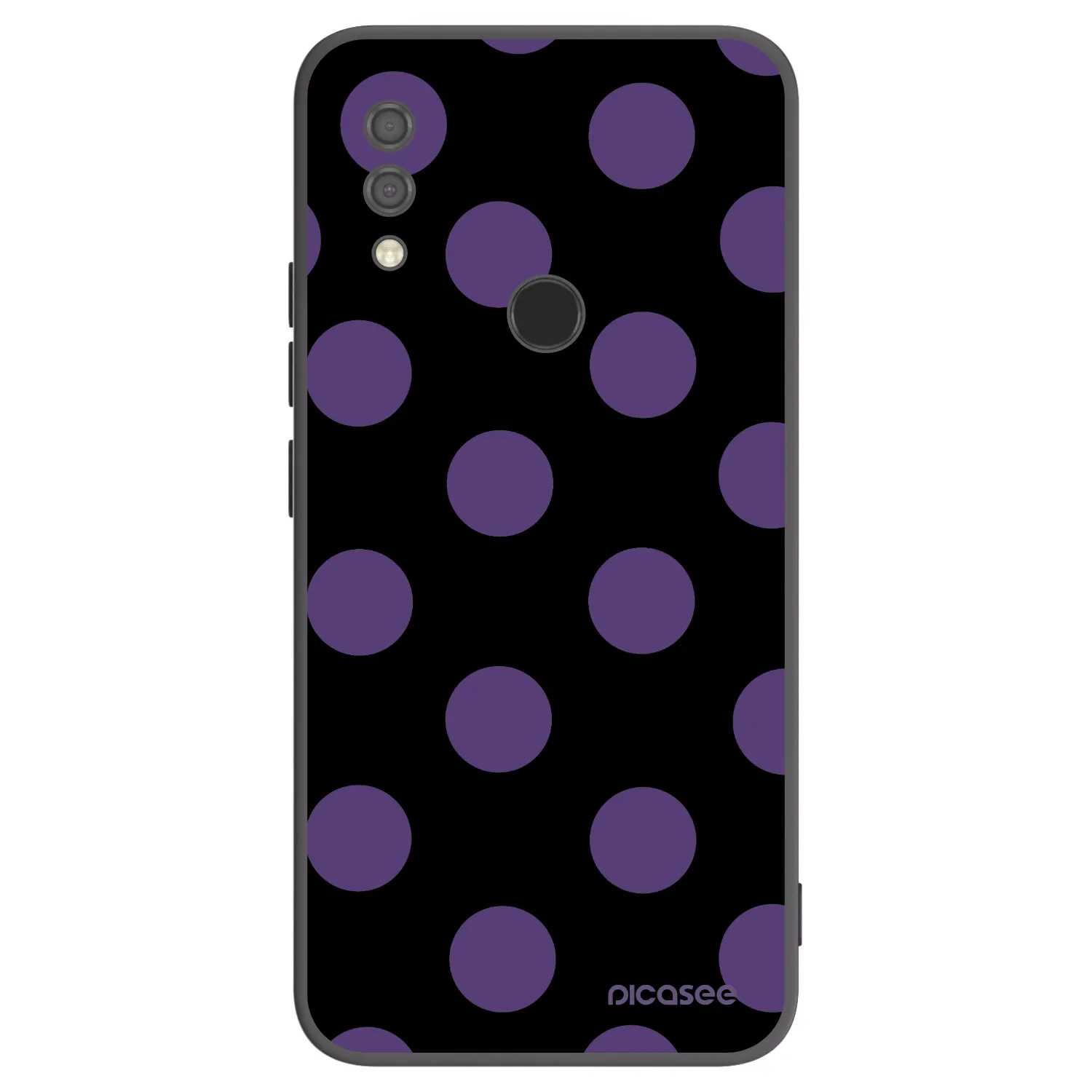 Picasee silikónový čierny obal pre Xiaomi Redmi 7 - Big flickers