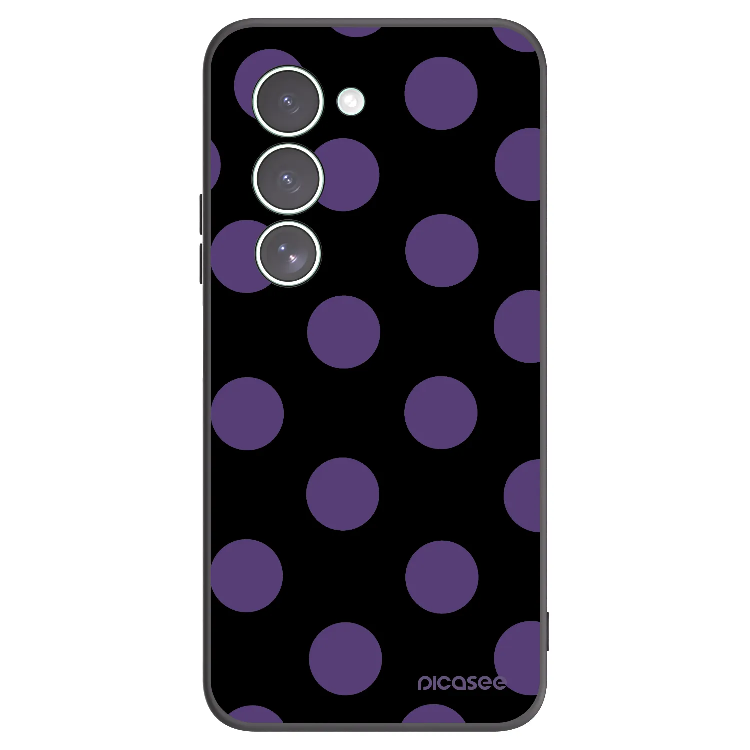 Picasee silikónový čierny obal pre Xiaomi Redmi 15 5G - Big flickers