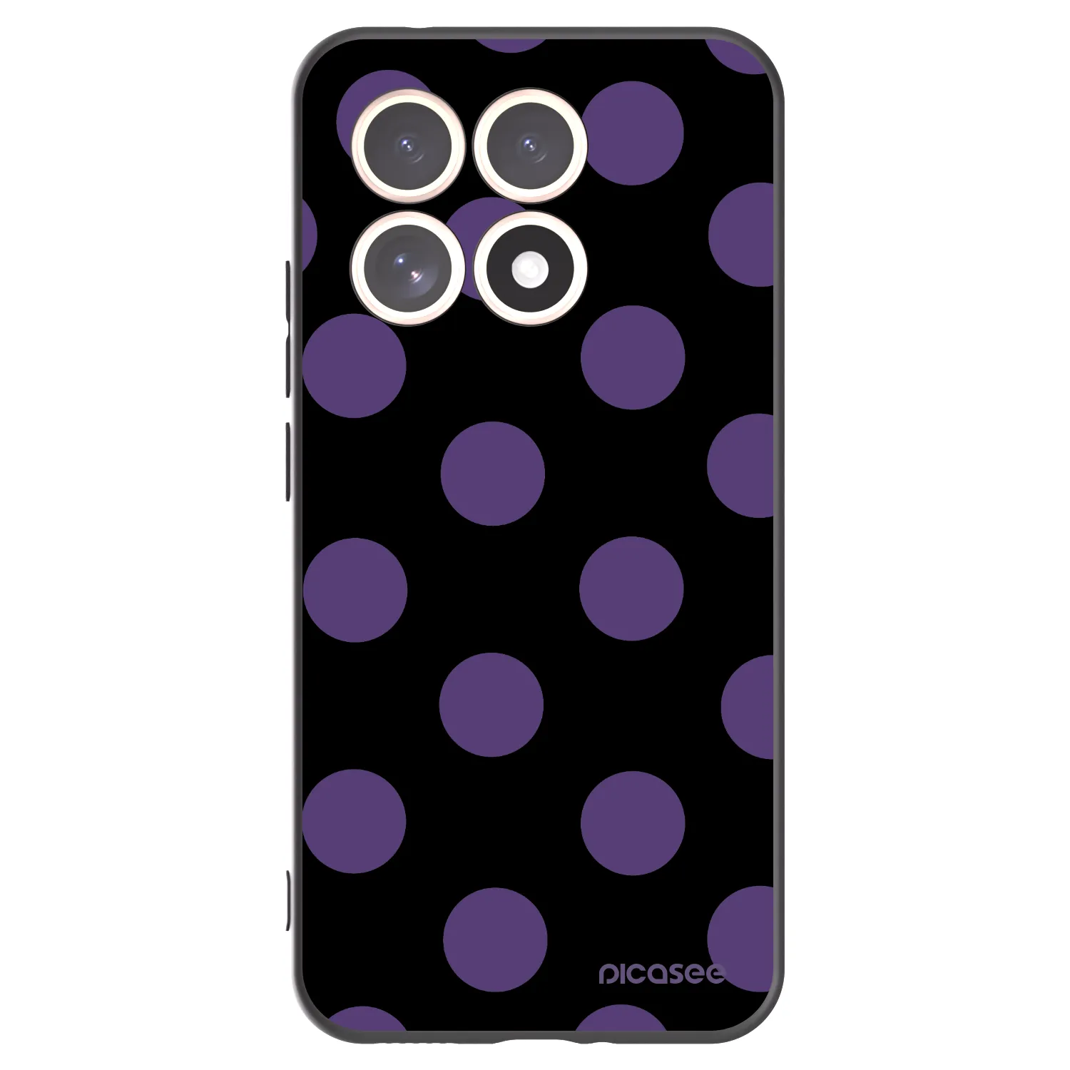 Picasee silikónový čierny obal pre Xiaomi 15T - Big flickers