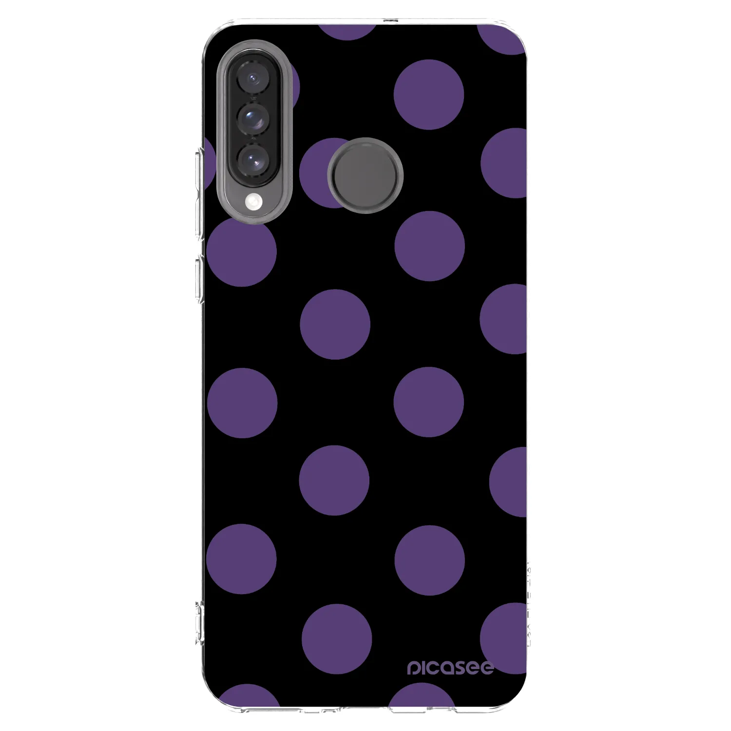 Picasee silikónový prehľadný obal pre Huawei P30 Lite - Big flickers