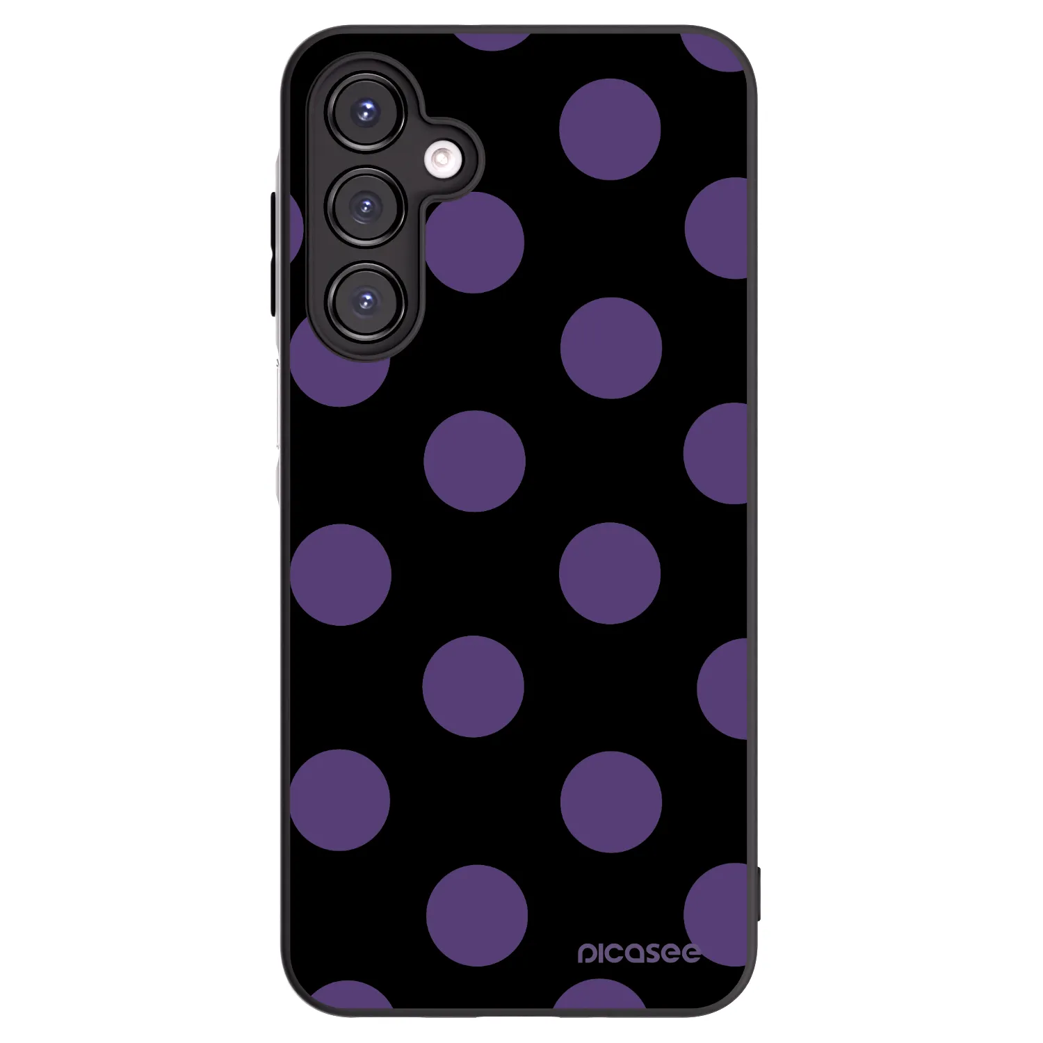 Picasee silikónový čierny obal pre Samsung Galaxy A16 4G - Big flickers