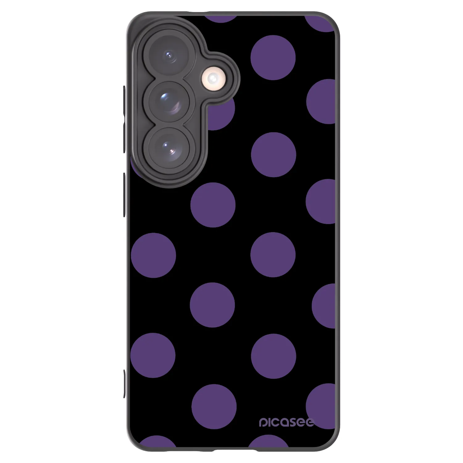 Picasee silikónový čierny obal pre Samsung Galaxy S26 - Big flickers
