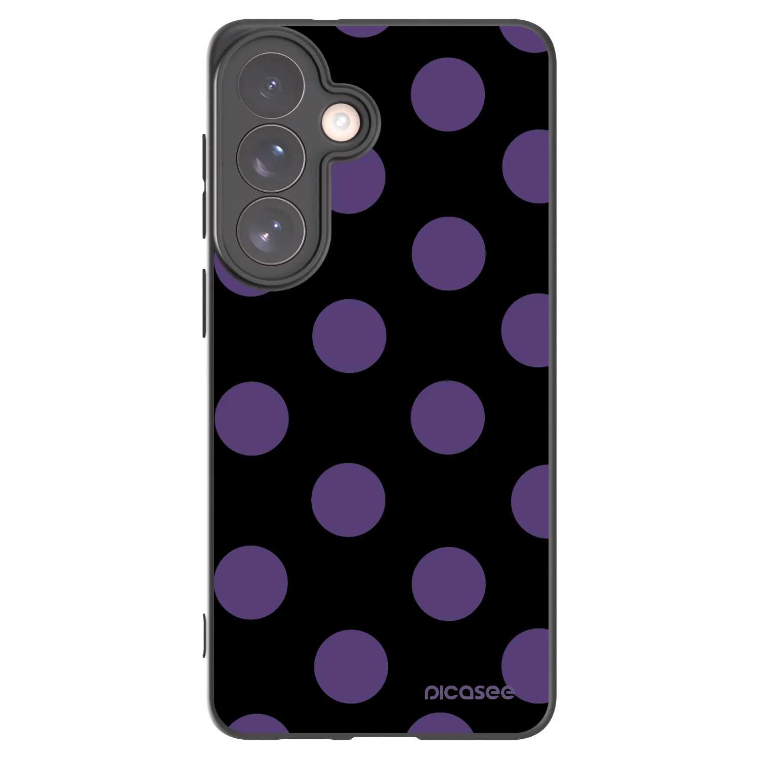 Picasee silikónový čierny obal pre Samsung Galaxy S26+ - Big flickers