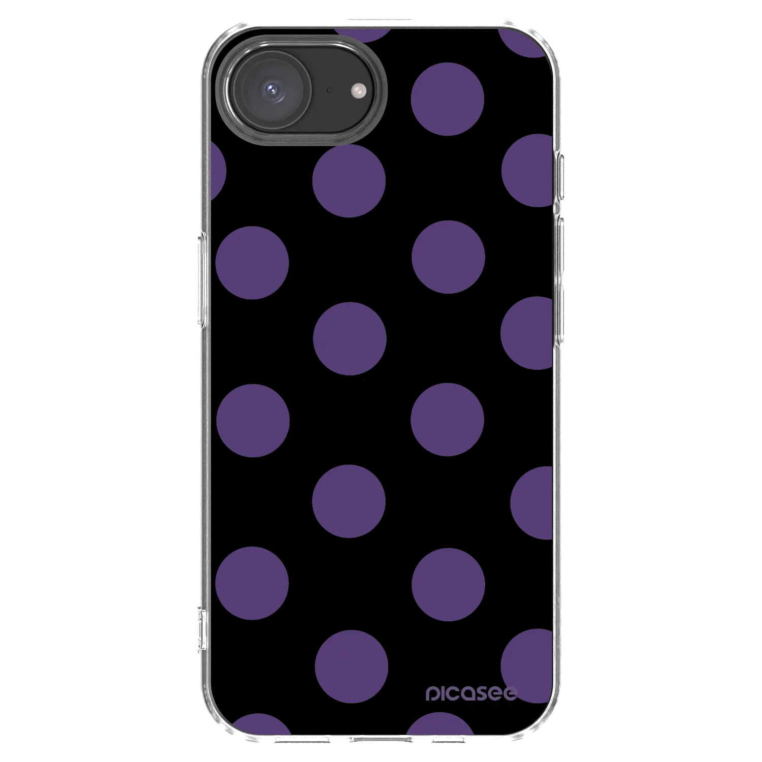 Picasee silikónový prehľadný obal pre Apple iPhone 17e - Big flickers