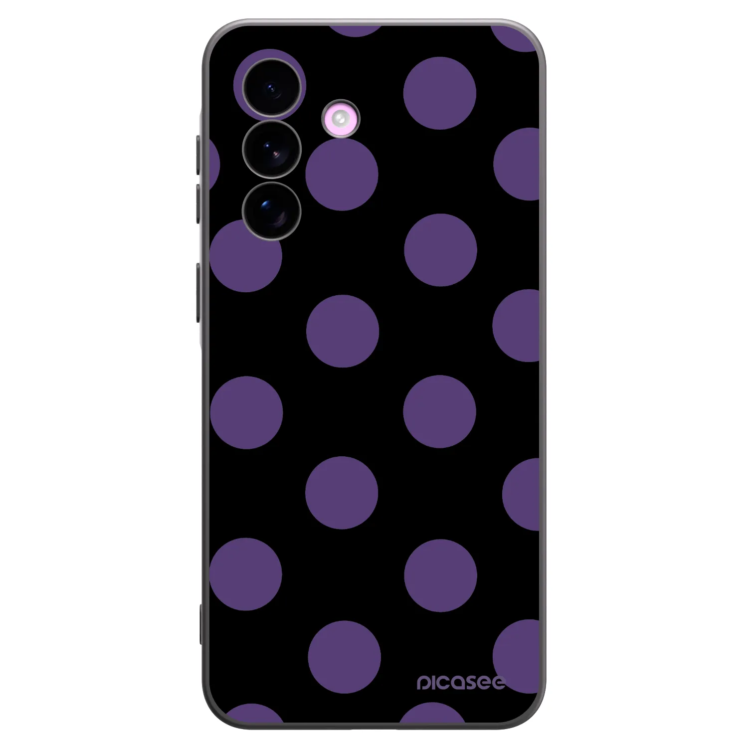 Picasee silikónový čierny obal pre Samsung Galaxy A57 5G - Big flickers
