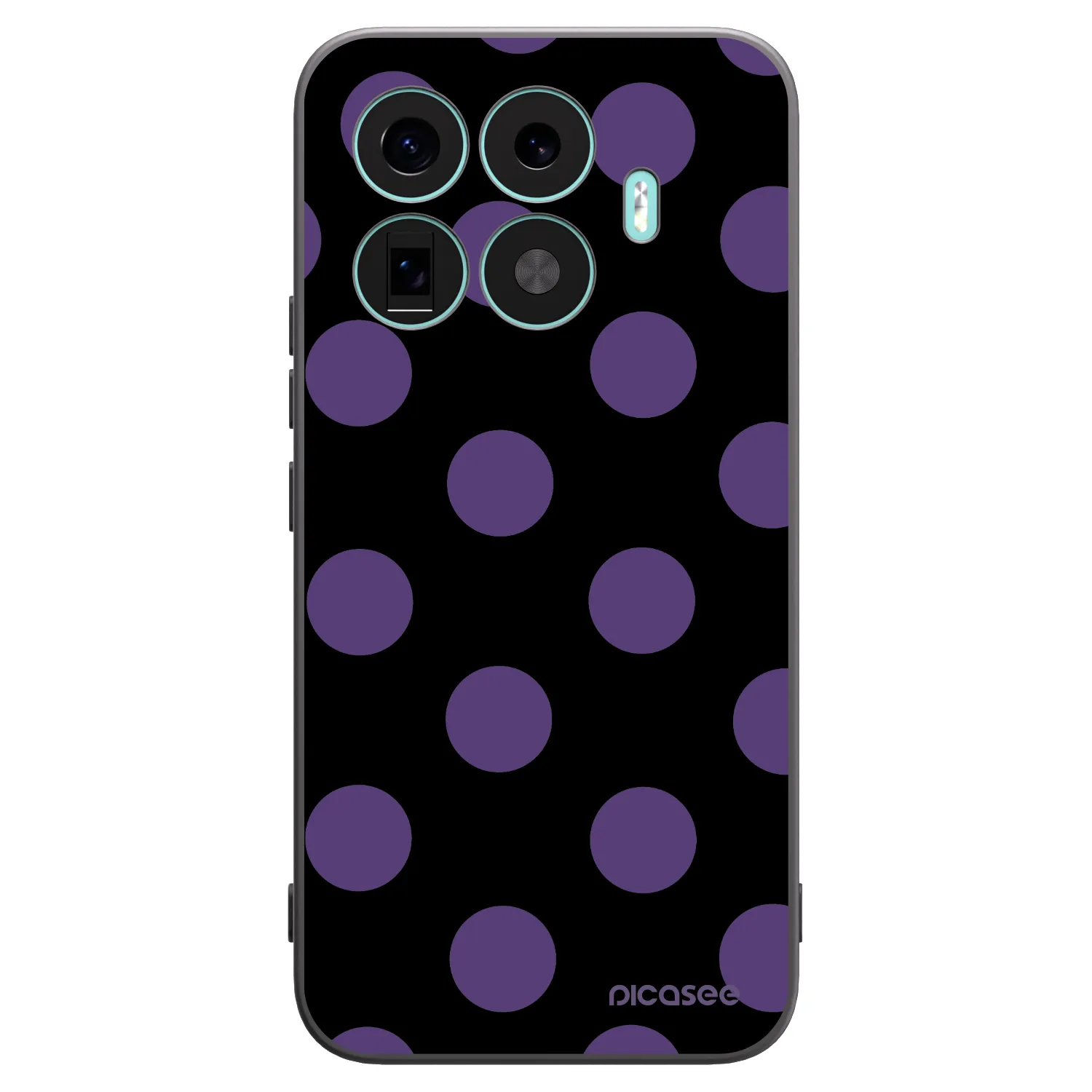 Picasee silikónový čierny obal pre Xiaomi 17T Pro - Big flickers
