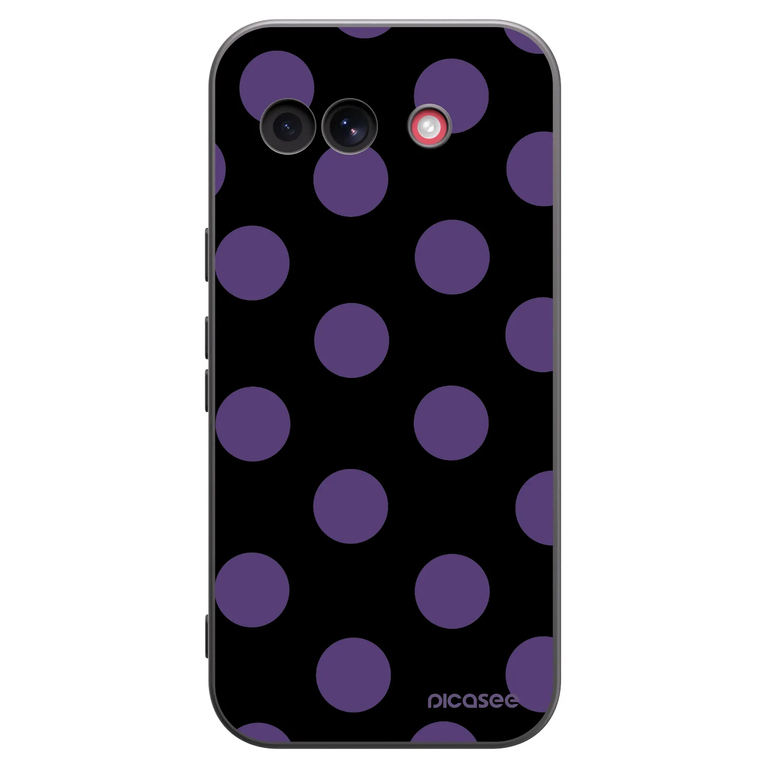 Picasee silikónový čierny obal pre Google Pixel 10a - Big flickers