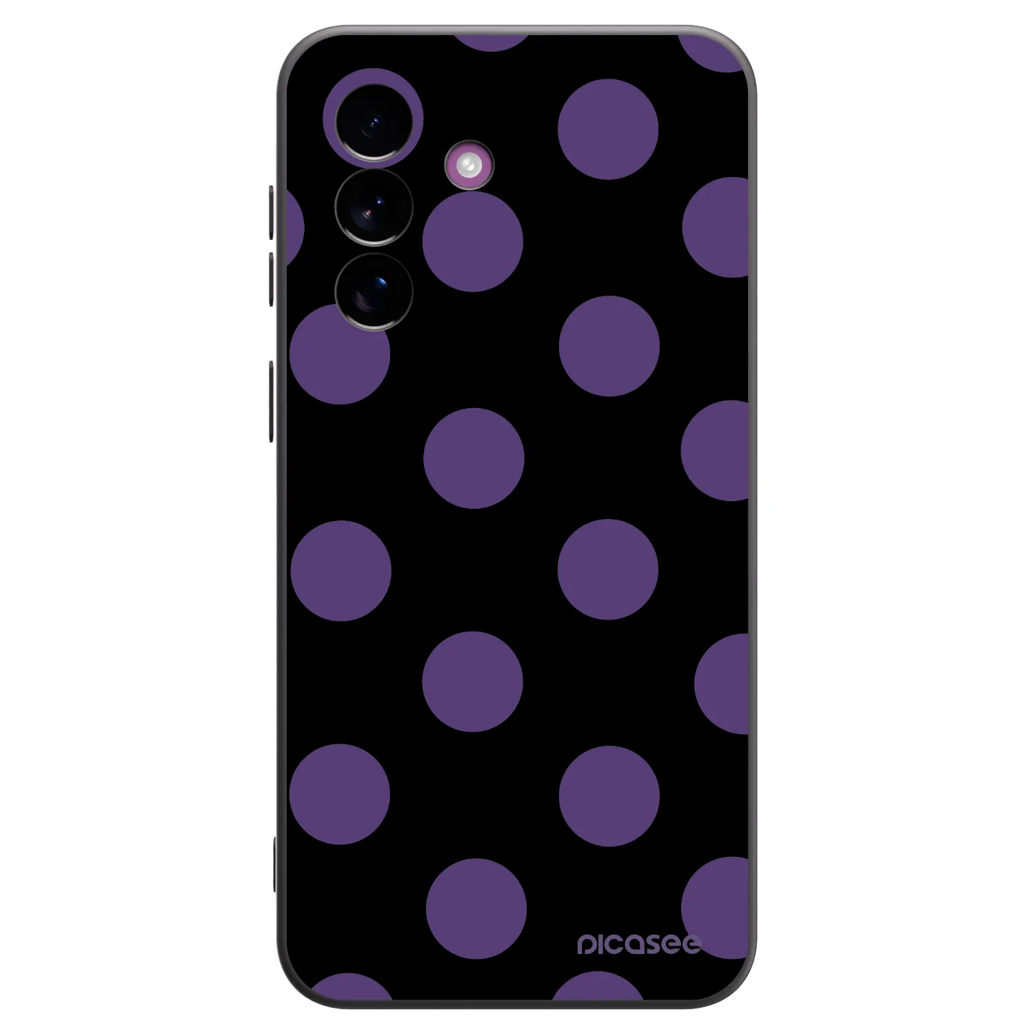 Picasee silikónový čierny obal pre Samsung Galaxy A37 - Big flickers