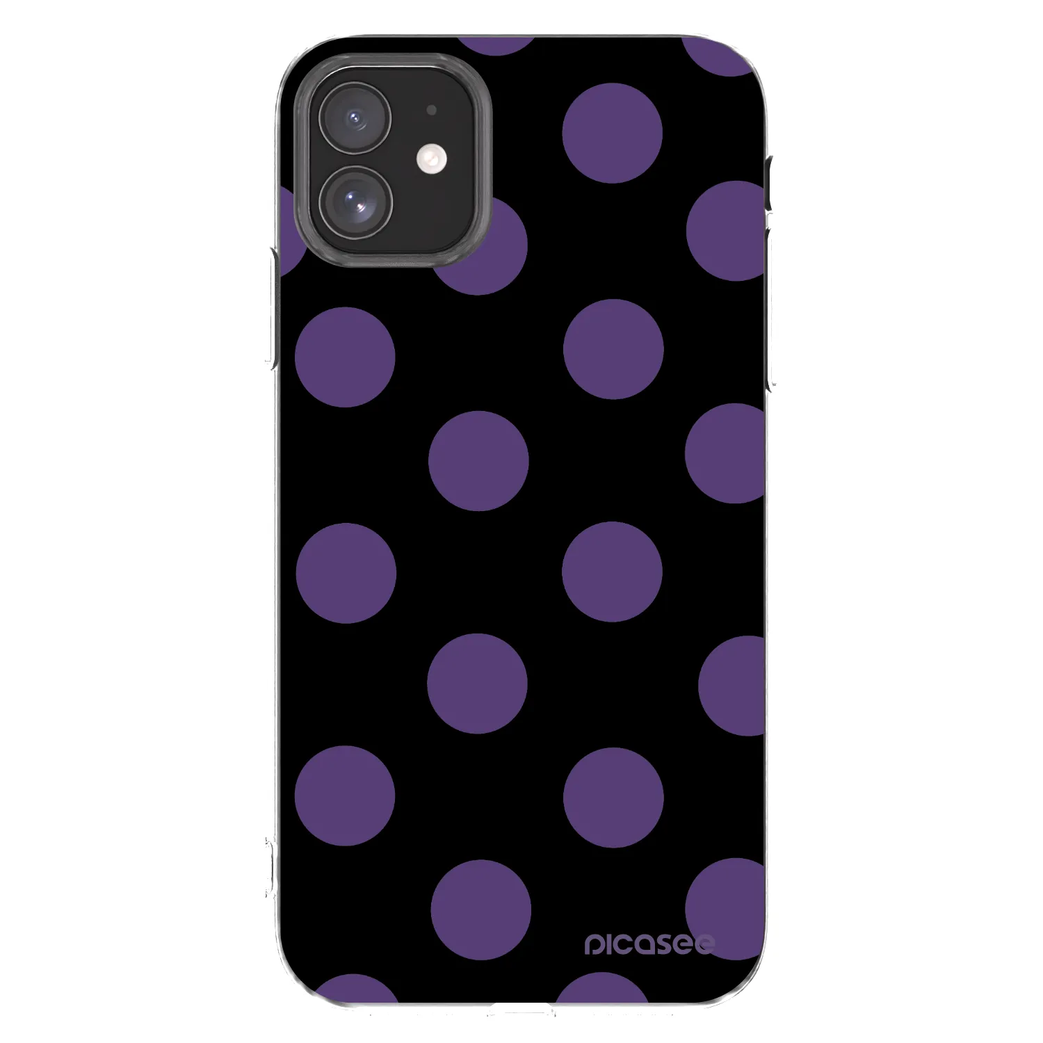Picasee silikónový prehľadný obal pre Apple iPhone 11 - Big flickers