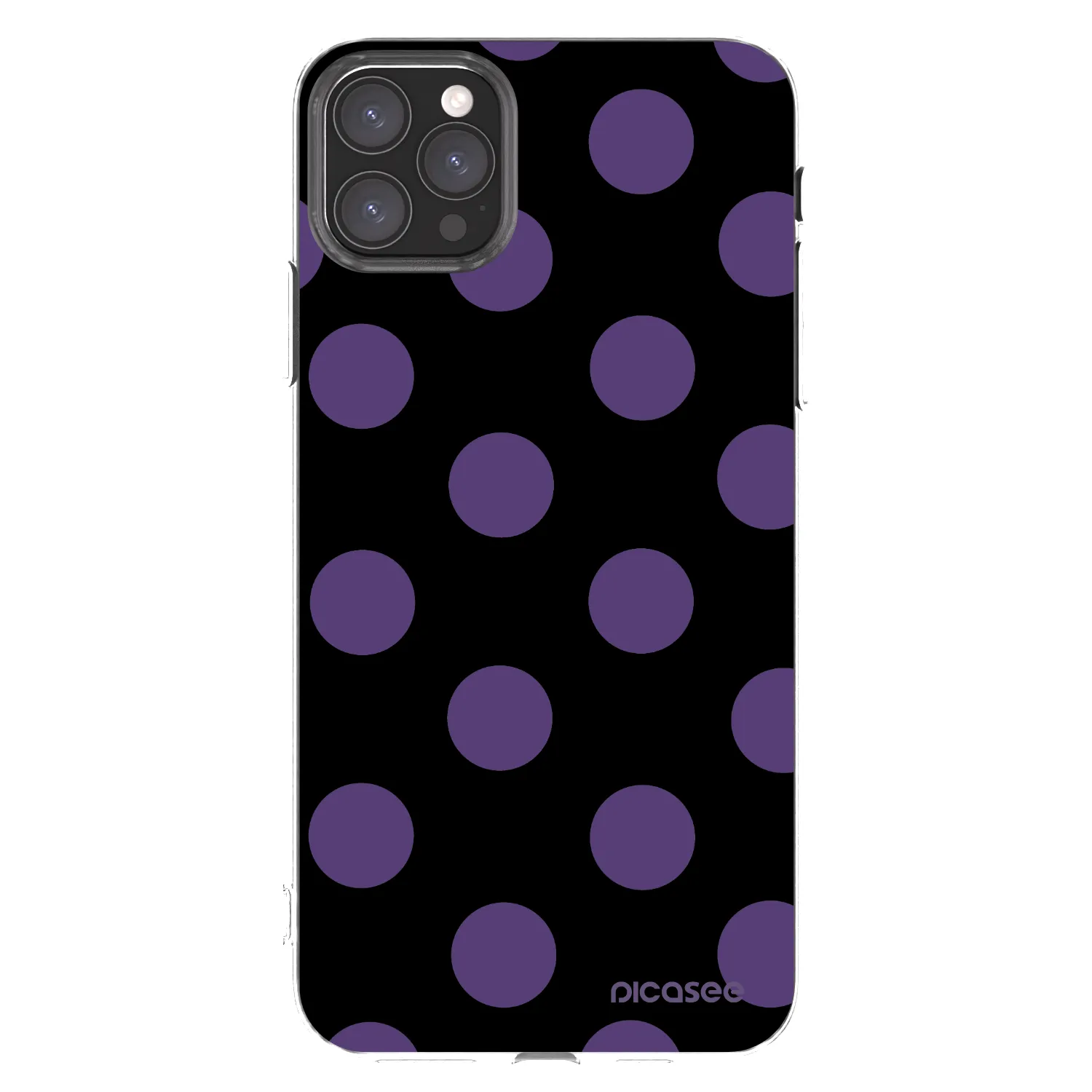 Picasee silikónový prehľadný obal pre Apple iPhone 11 Pro Max - Big flickers