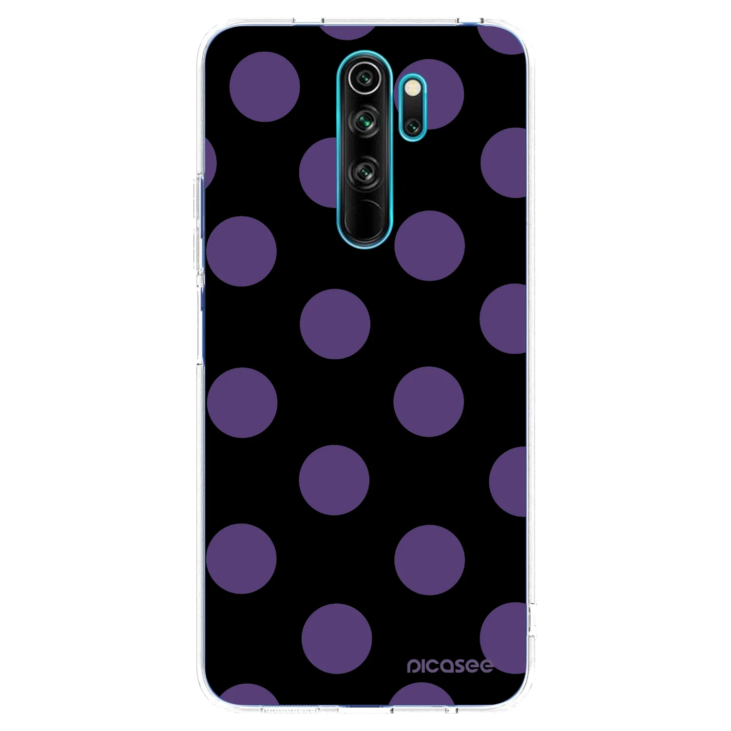 Picasee silikónový prehľadný obal pre Xiaomi Redmi Note 8 Pro - Big flickers